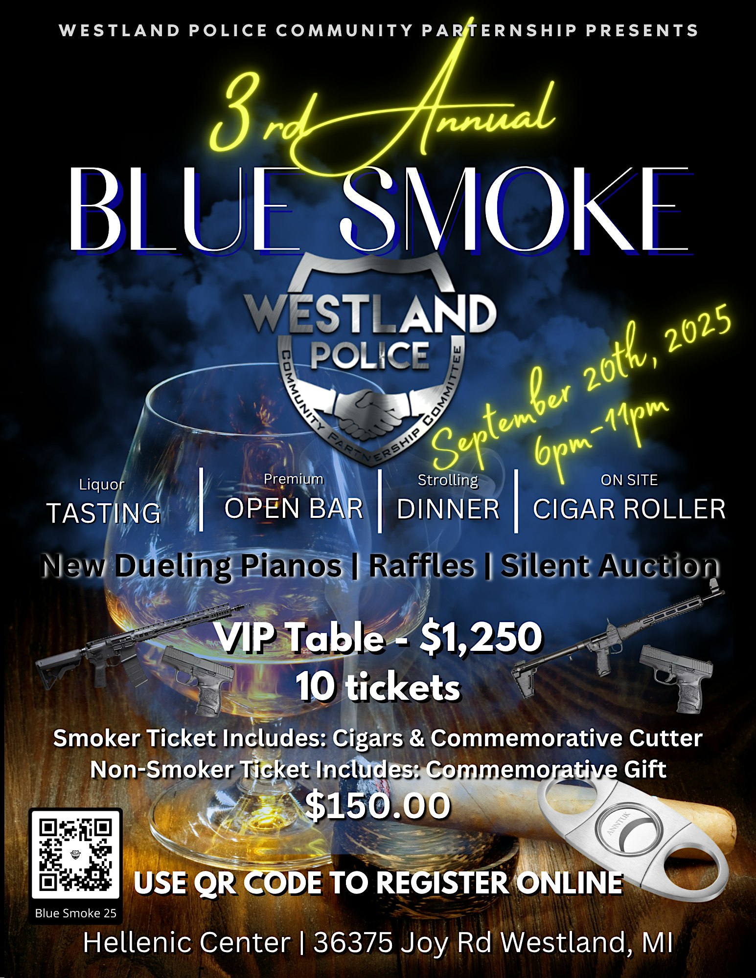 BLUE SMOKE 2025 at Hellenic Cultural Center – Westland, MI