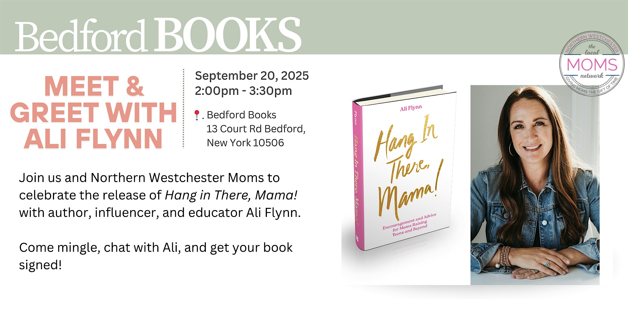 Meet & Greet with Ali Flynn at Bedford Books – Bedford, NY