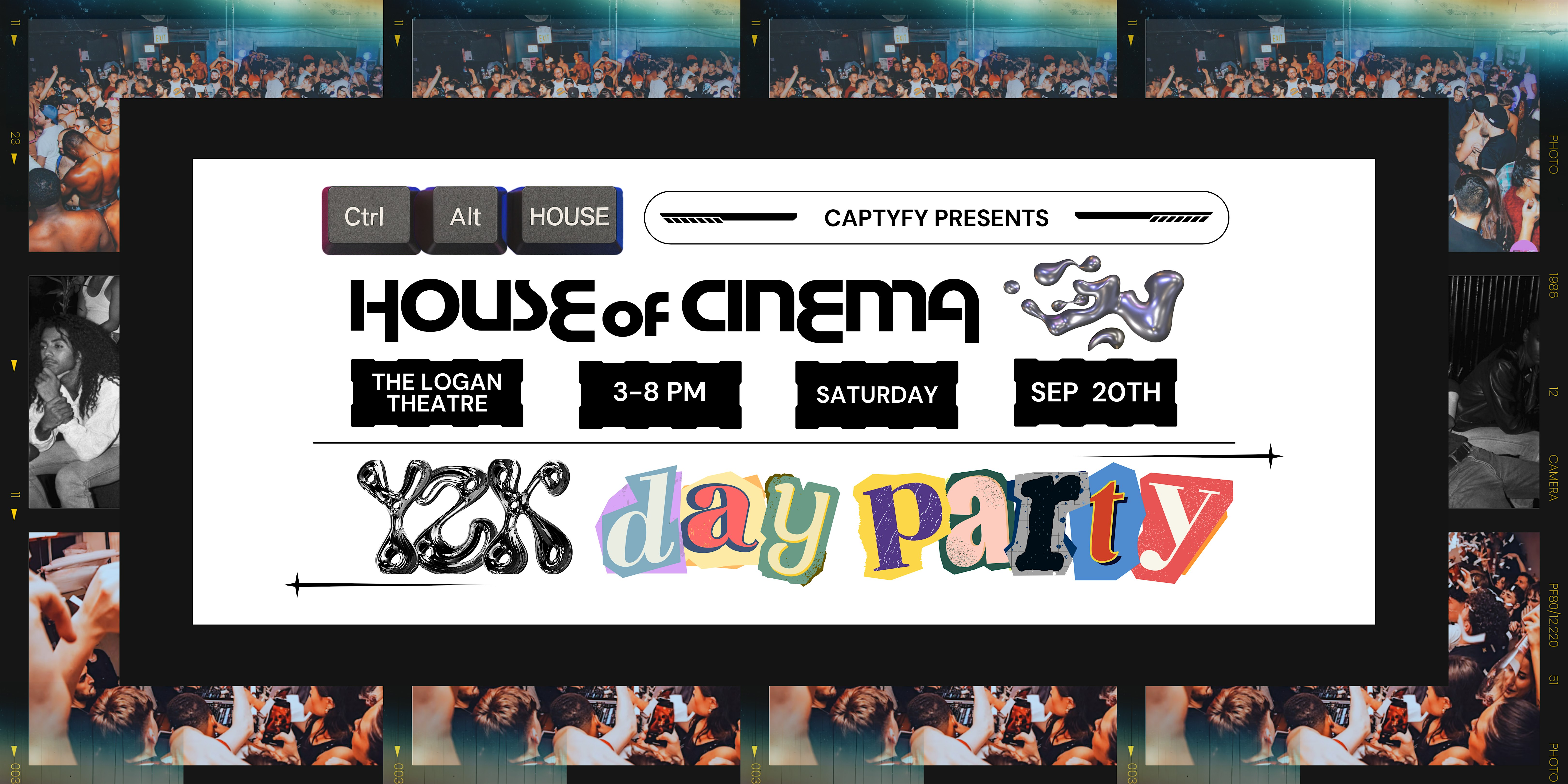 CAPTYFY presents: HOUSE of CINEMA — Y2K Day Party at The Logan Theatre – Chicago, IL