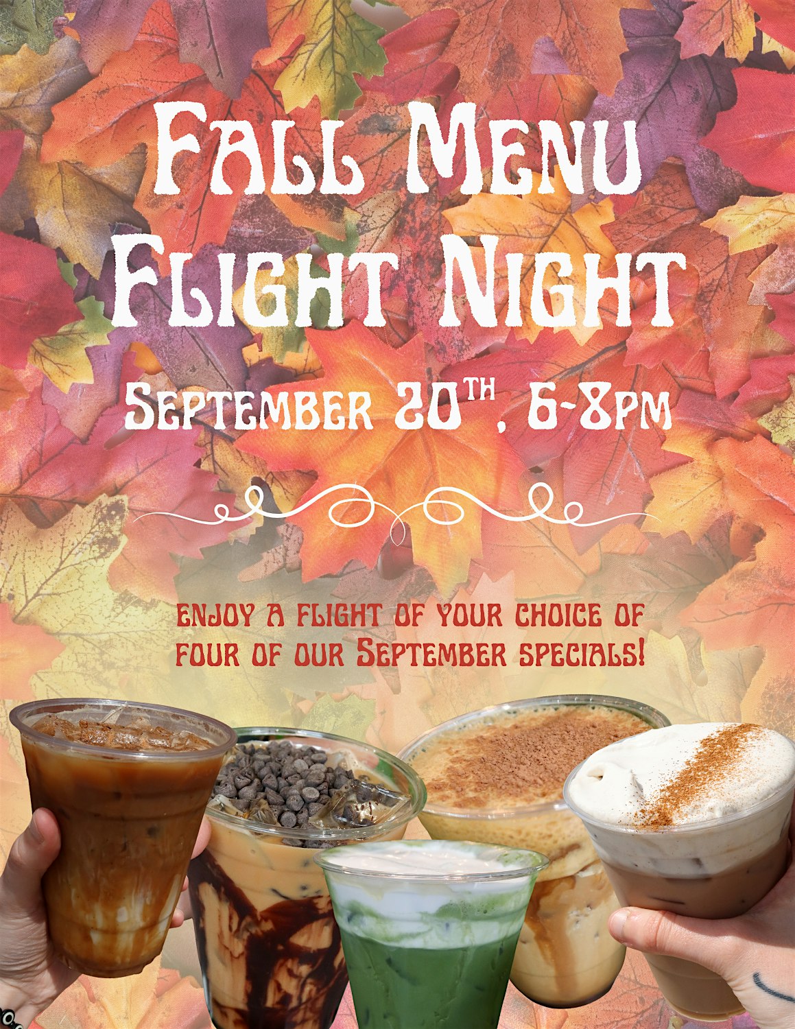 Fall Menu Flight Night at 5 N Main St – Bel Air, MD