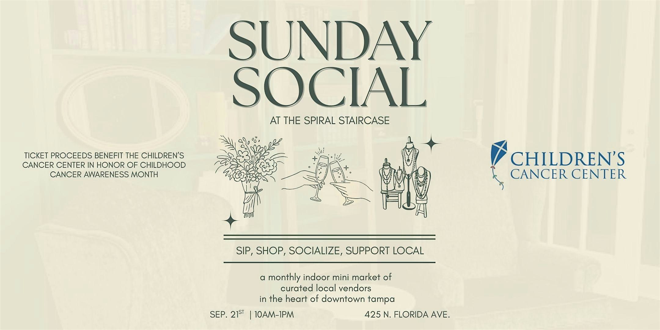 Sunday Social Mini Market at The Spiral Staircase – Tampa, FL