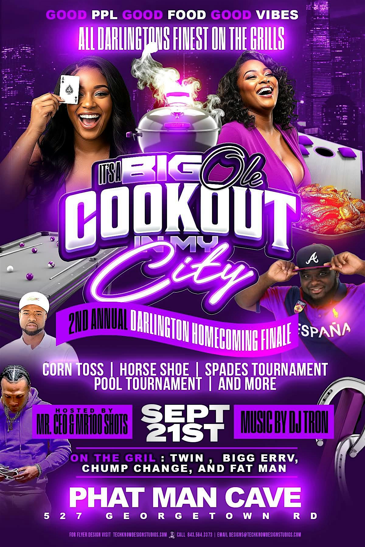 It’s A Big Ole CookOut at 527 Georgetown Rd – Darlington, SC