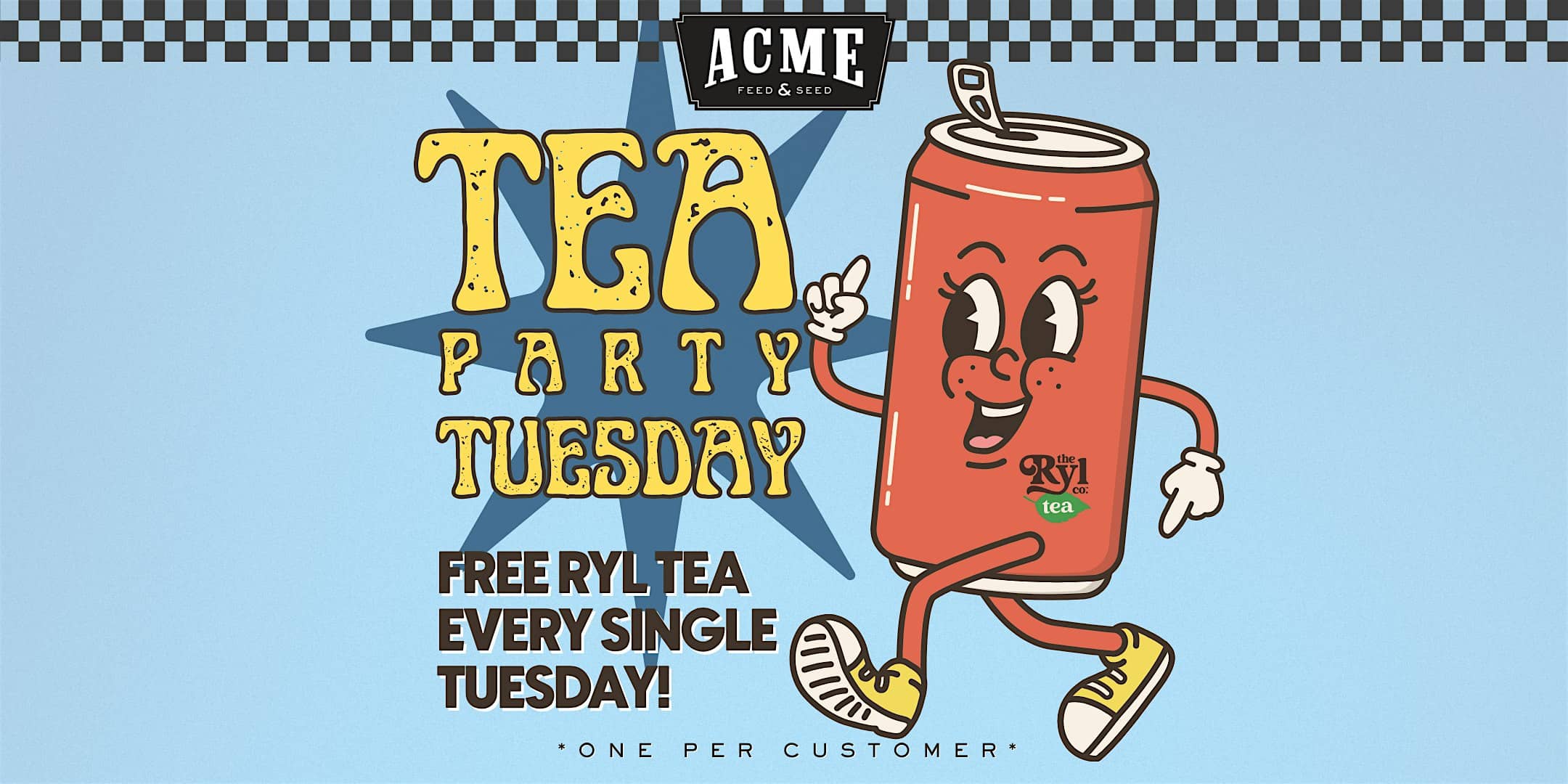Free! Tea Party Tuesday – Downtown Nashville at Acme Feed & Seed – Nashville, TN