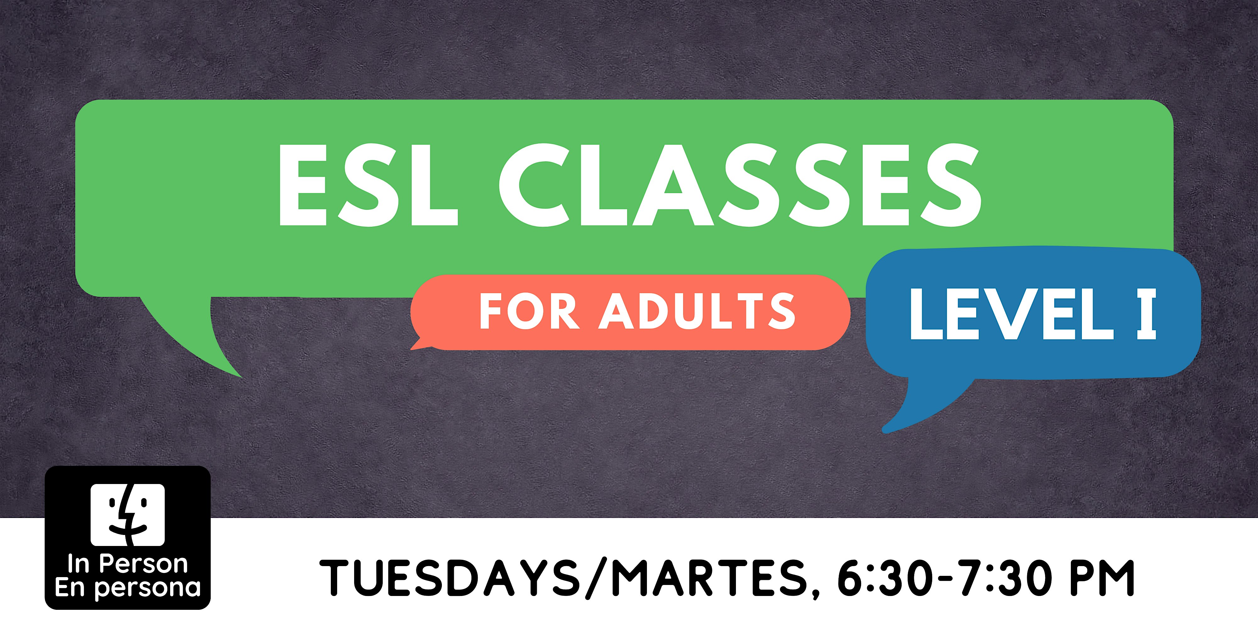 IN PERSON: ESL Level I (Session 1) at Bridges to Growth in the Carver Center for Families – Georgetown, TX