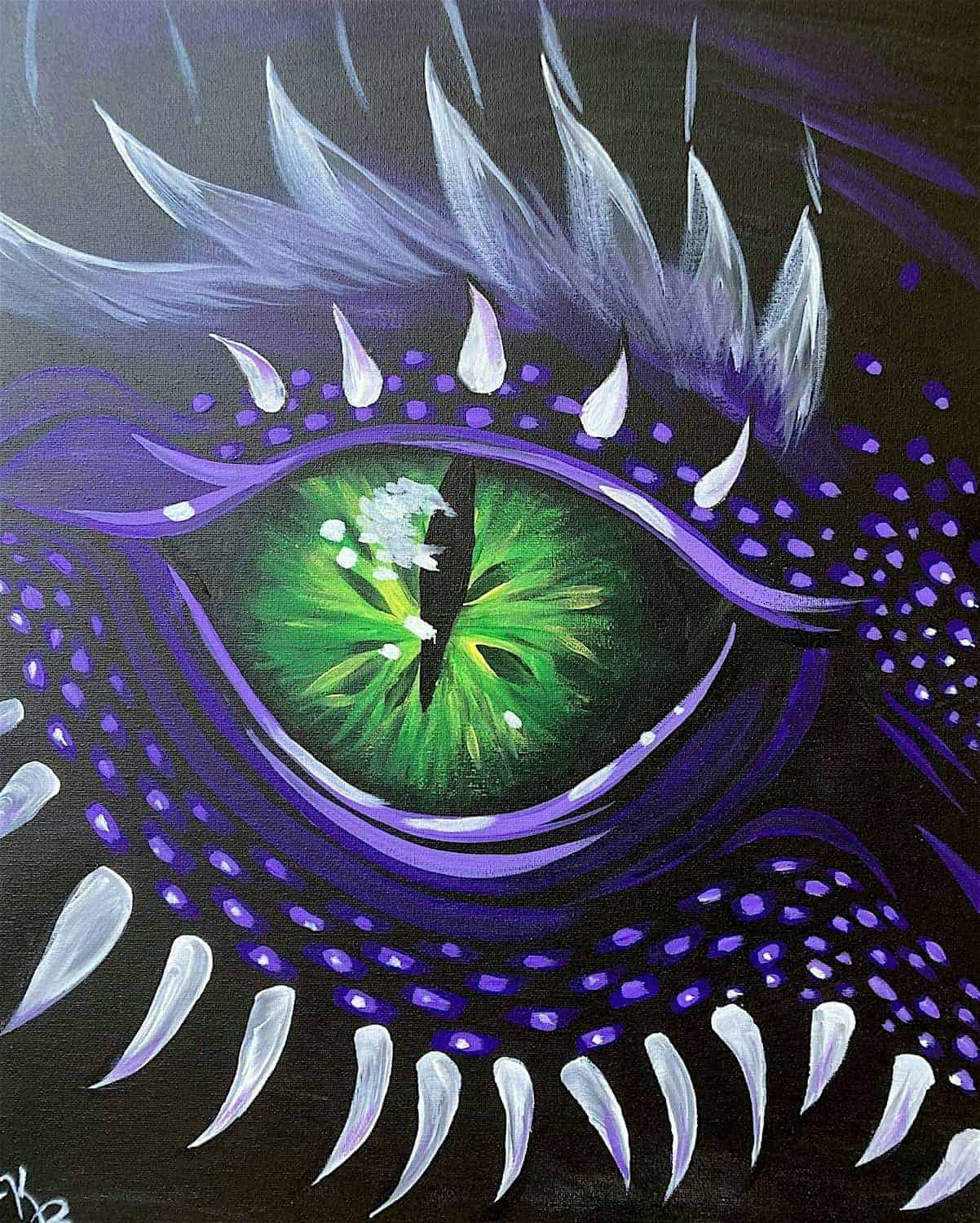 Dragon Eye – Paint and Sip at Nuthouse – Lansing at Nuthouse Sports Grill – Lansing, MI