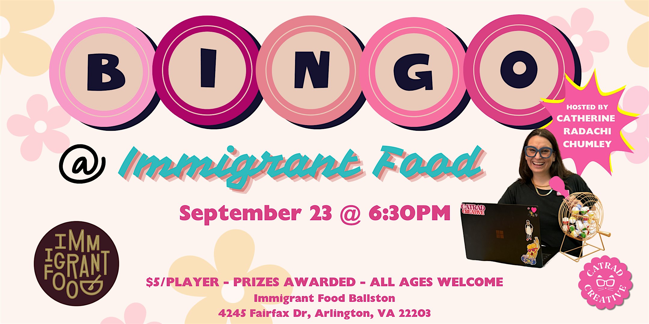 Bingo Night @ Immigrant Food Ballston at Immigrant Food Ballston – Arlington, VA