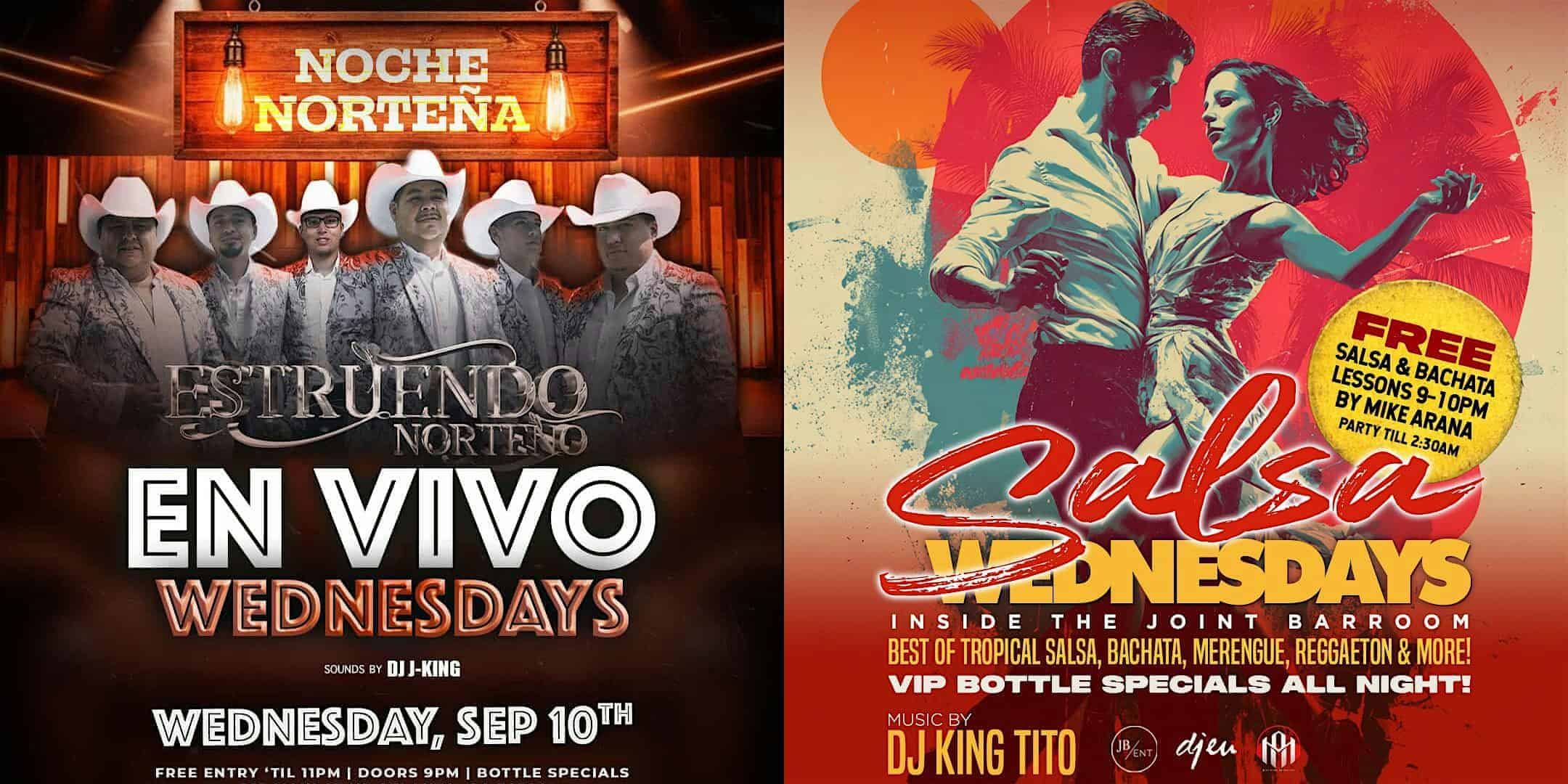 EN ViVo Wednesday + Salsa Wednesday (Regional Mexicano & Musica Tropical) at Tongue & Groove – Atlanta, GA