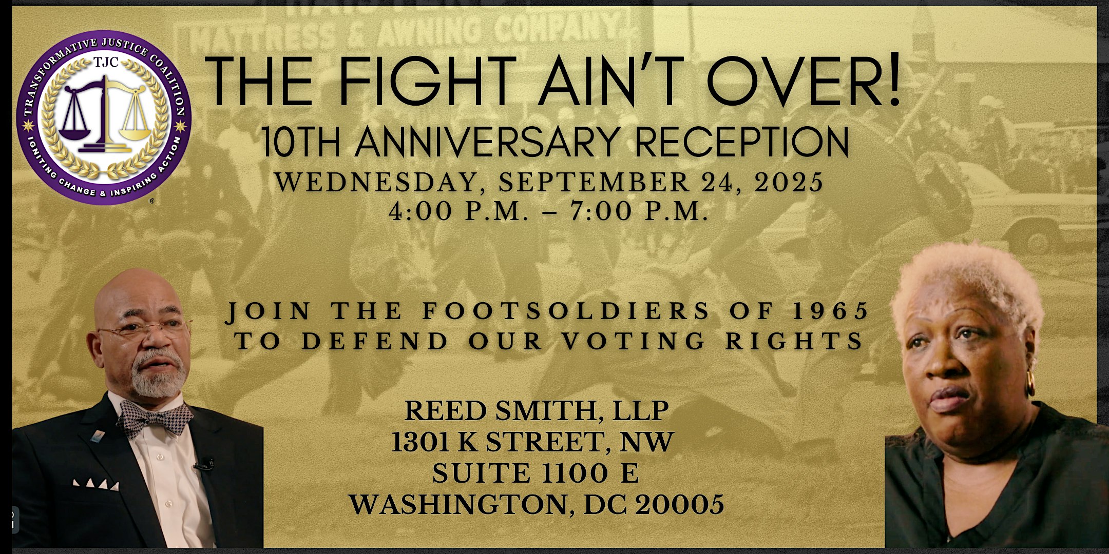The Fight Ain’t Over Reception at Reed Smith LLP – Washington, DC