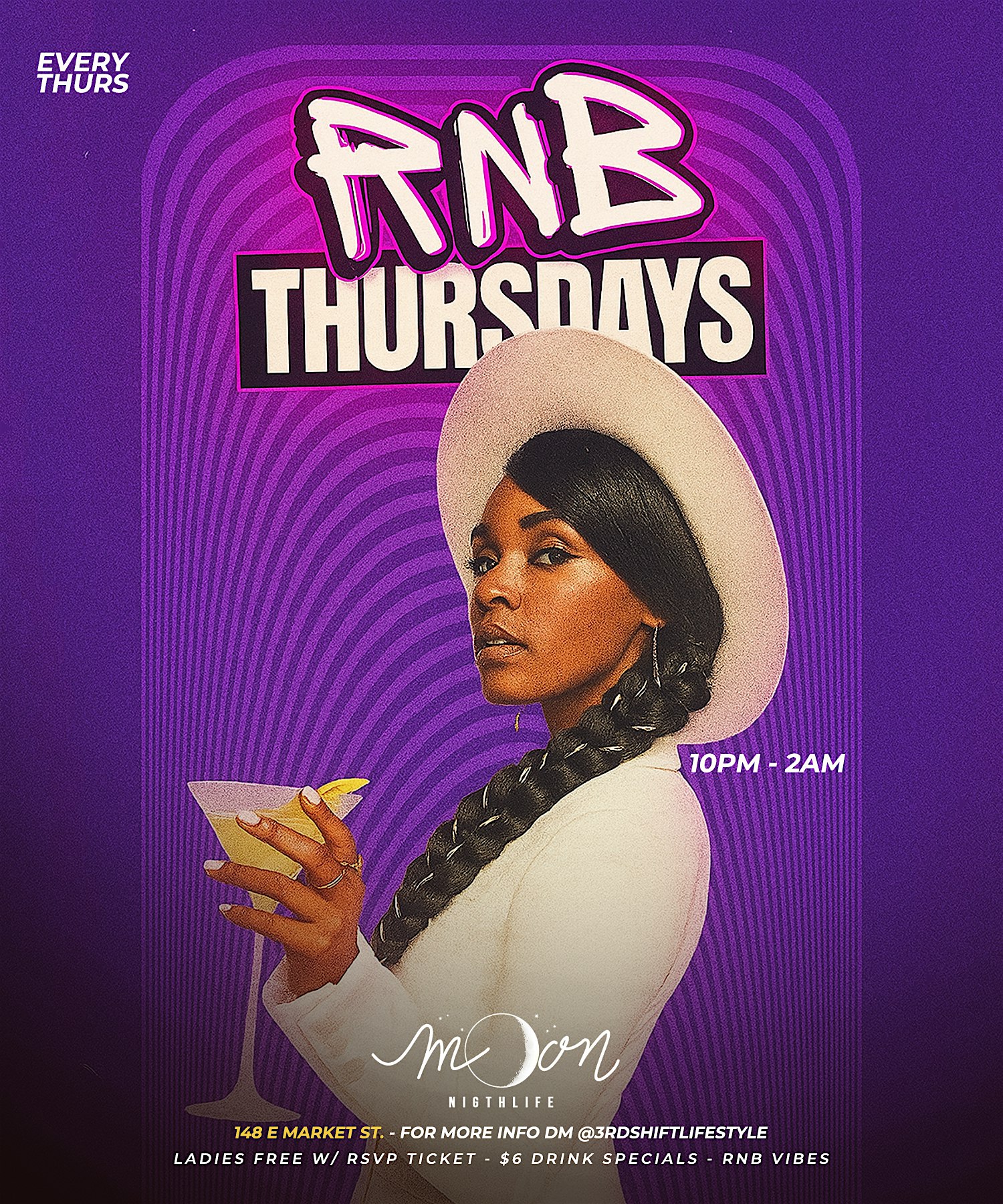 R&B Thursdays at Moon Lounge – Indianapolis, IN