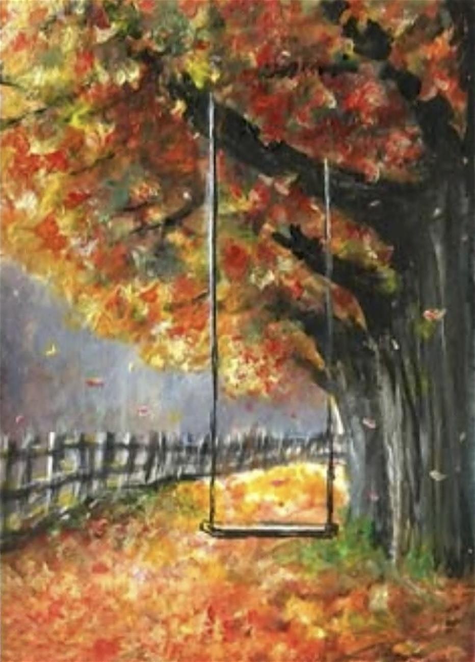 Paint with Ashley Blake “Karen Doane Birthday” Paint Night at Oak Hills Country Club – Girard, IL