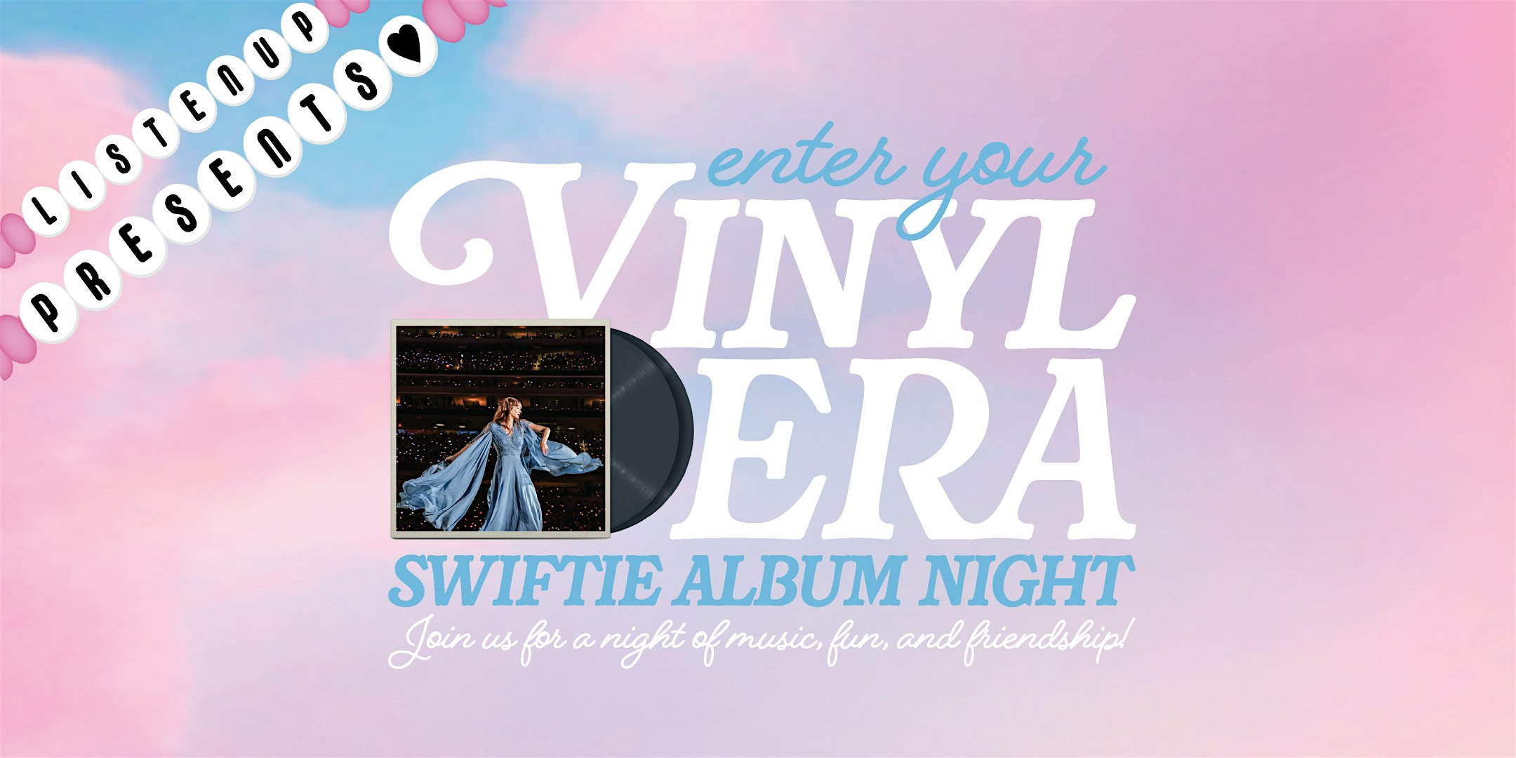 Enter Your Vinyl Era: Swiftie Album Night Presented by ListenUp at ListenUp® – Denver, CO