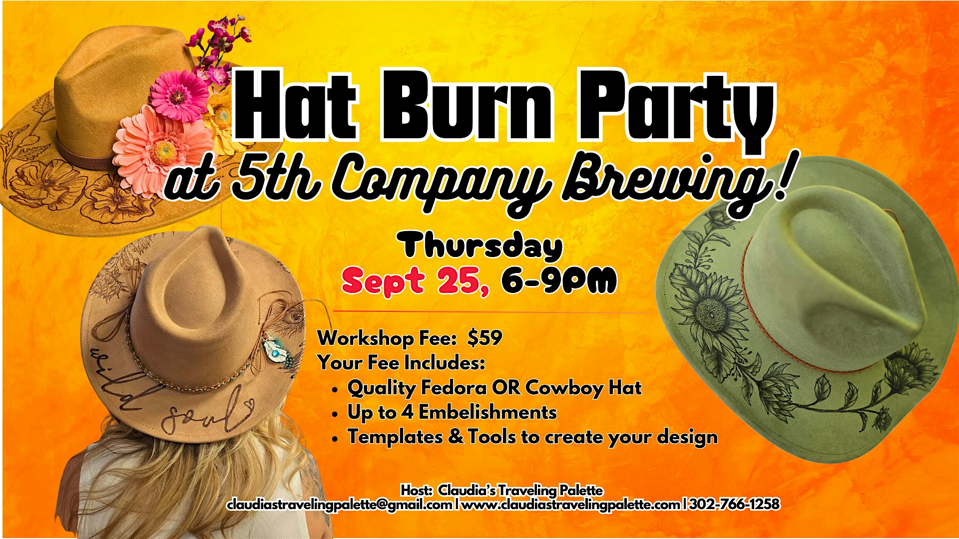 Hat Burning Party at 5th Company Brewing! at 5th Company Brewing – Perryville, MD