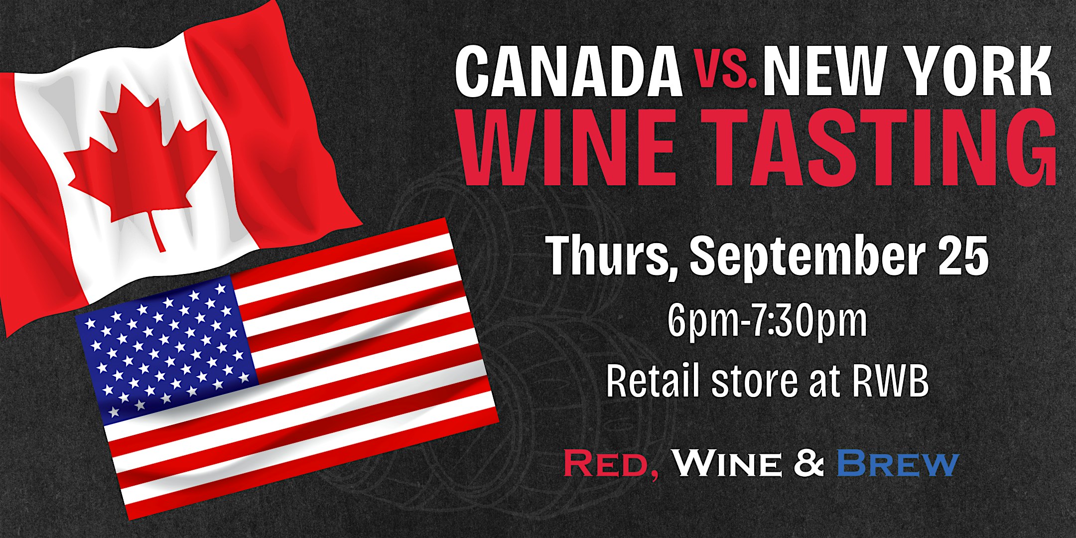 Canada vs. New York Wine Tasting at 9620 Old Johnnycake Ridge Rd – Mentor, OH