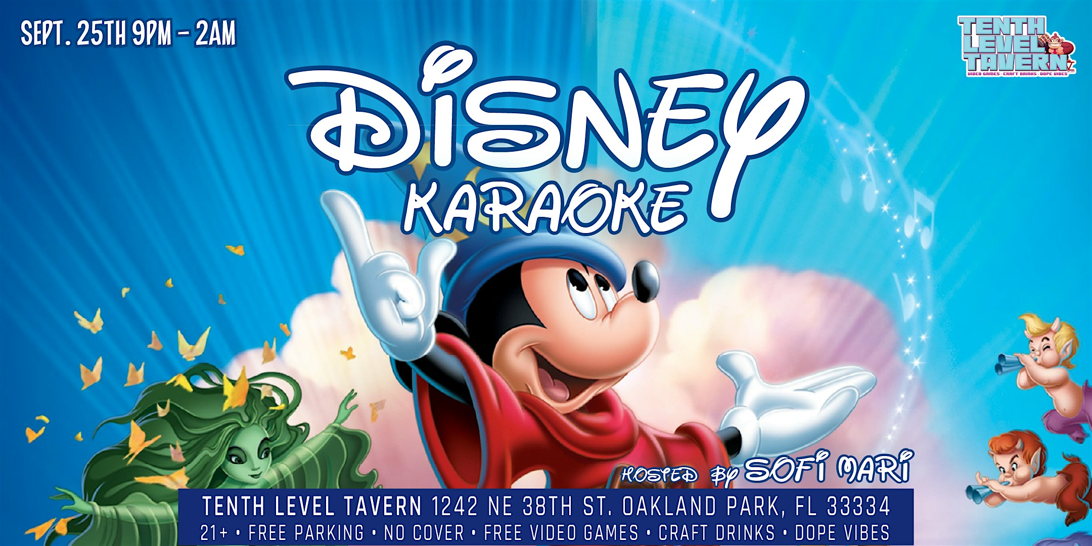 Disney Karaoke at Tenth Level Tavern – Oakland Park, FL