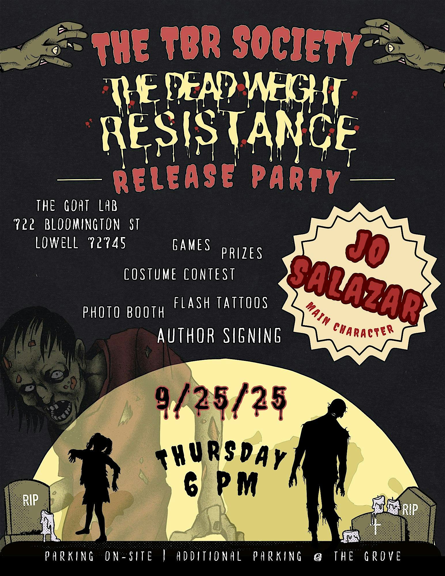 The Dead Weight Resistance Release Party Hosted by The TBR Society at GOAT Lab Brewery – Lowell, AR