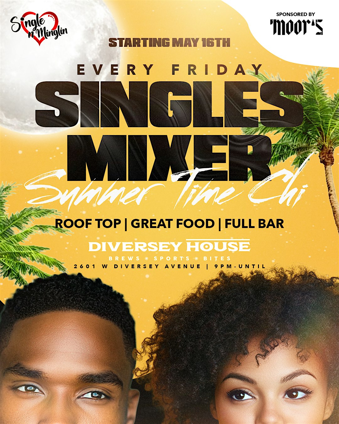Friday Night Singles Mixer at Diversey House – Chicago, IL