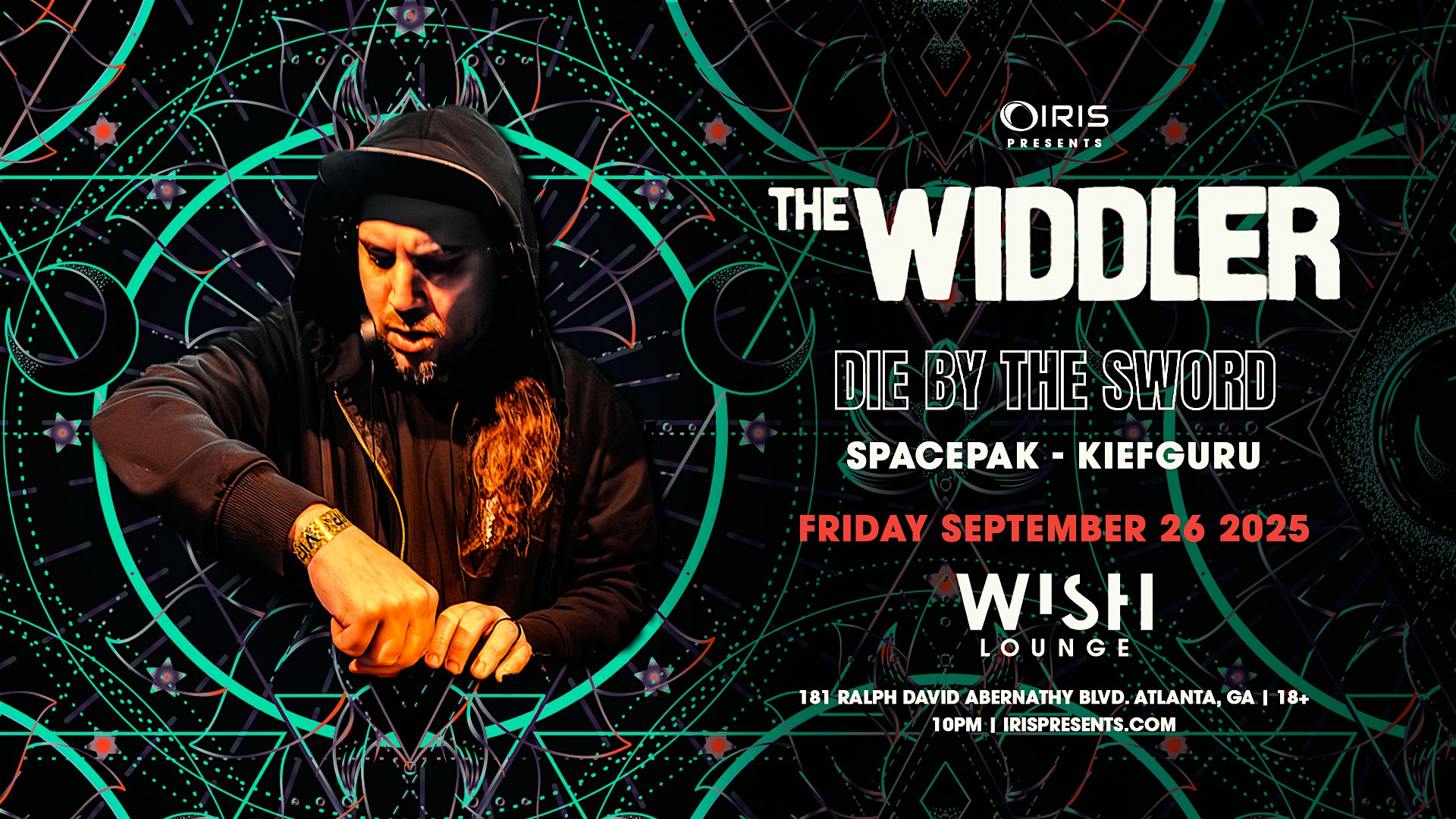 Iris Presents: The Widdler @ Wish Lounge | Fri, Sept 26th! at Believe Music Hall (basement entrance) – Atlanta, GA
