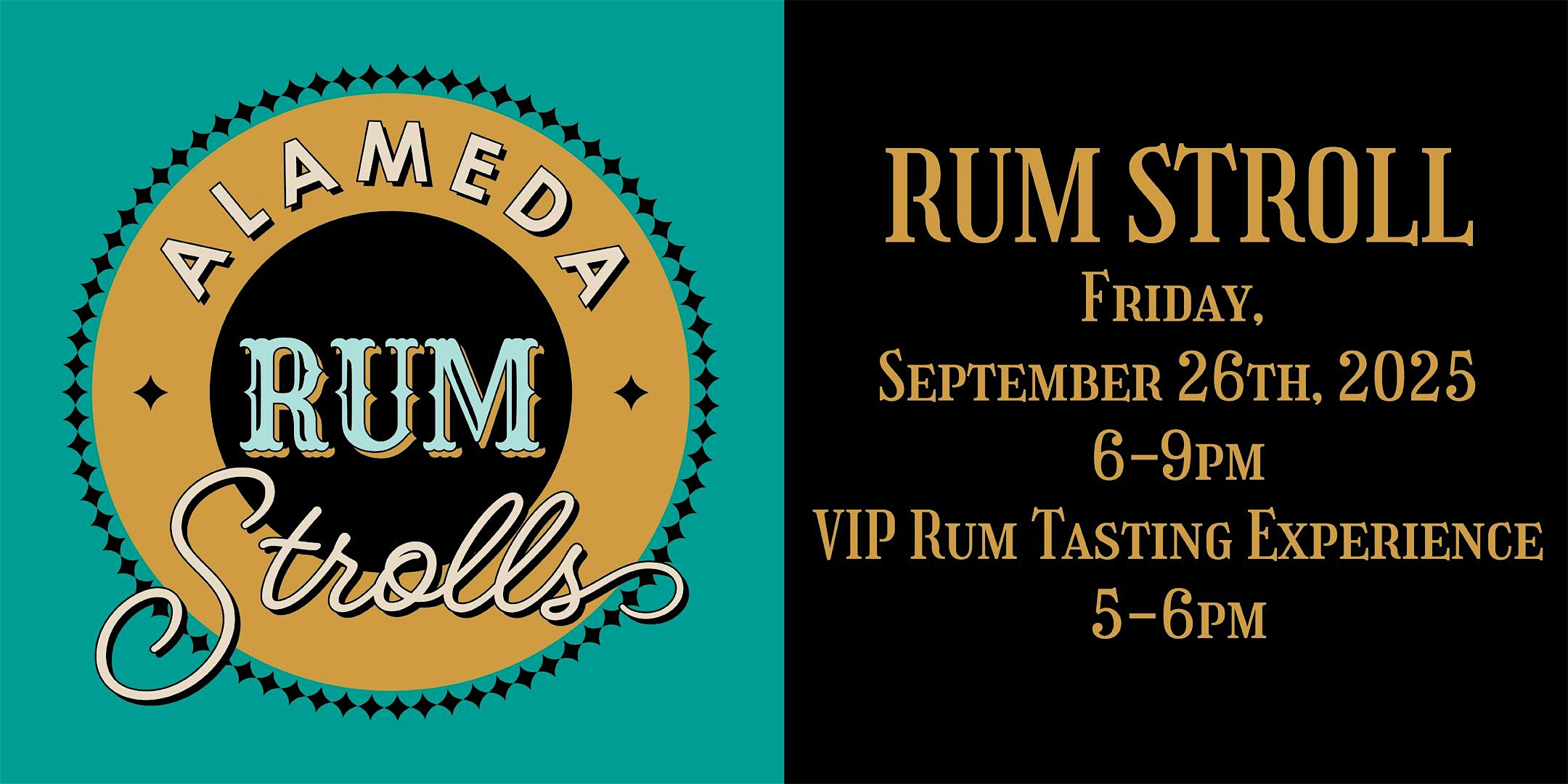 VIP Tickets Rum Stroll 2025 – Downtown Alameda at Dragon Rouge Bistro Alameda – Alameda, CA
