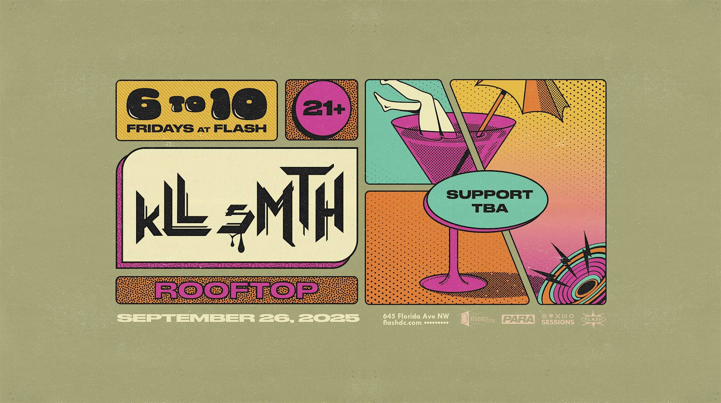 6to10: kLL sMTH at Flash Rooftop at Flash – Washington, DC