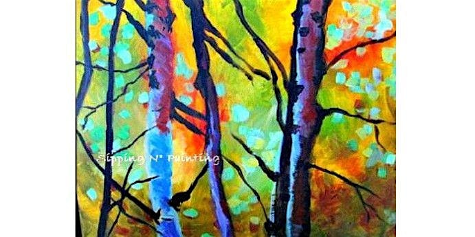 Forest Glow Friday September 26th 6:30pm $40 at Sipping N’ Painting Hampden – Denver, CO