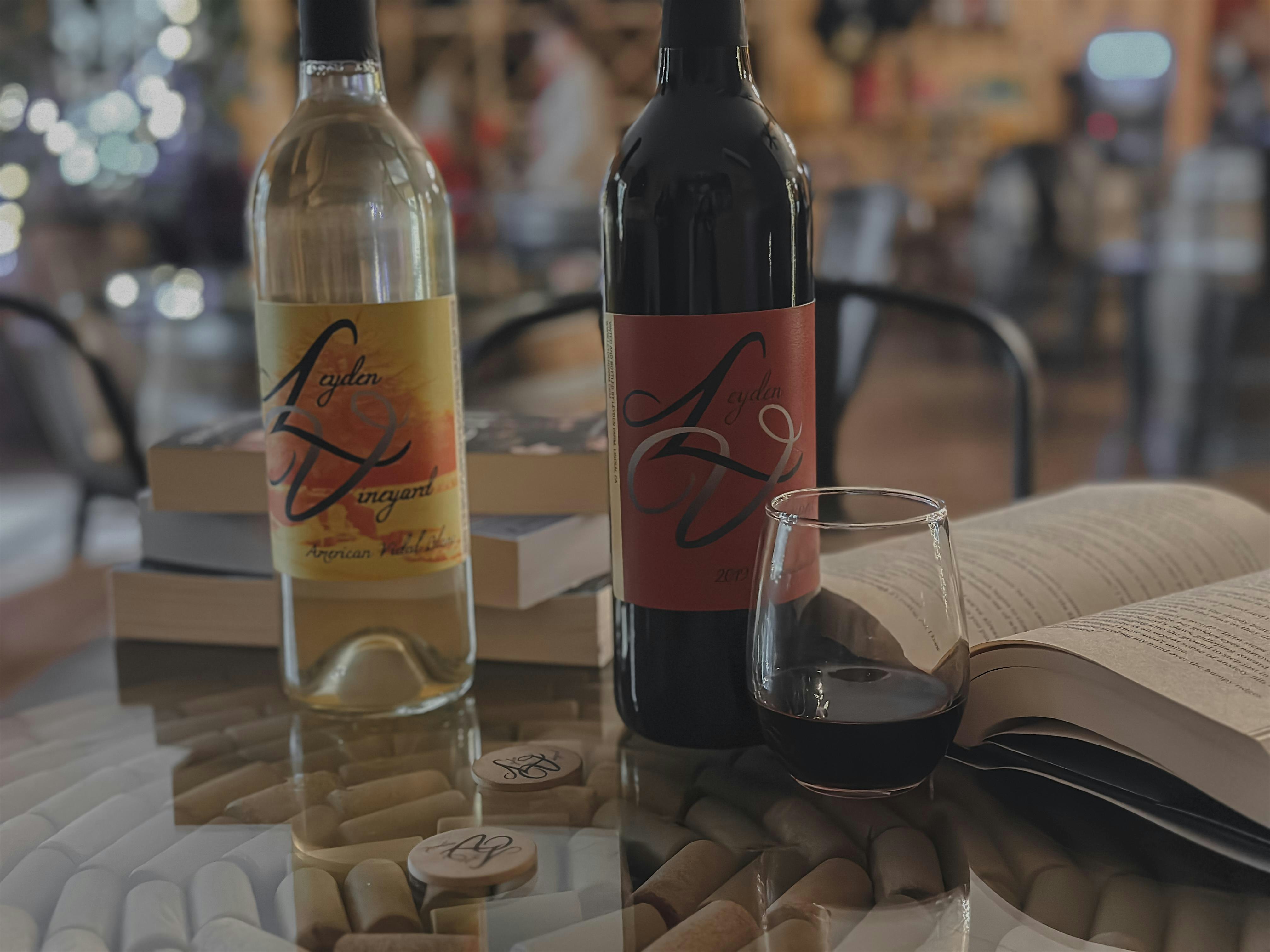 Pouring Over Pages: A Book and Wine Pairing Event at Leyden Farm Vineyard & Winery – West Greenwich, RI