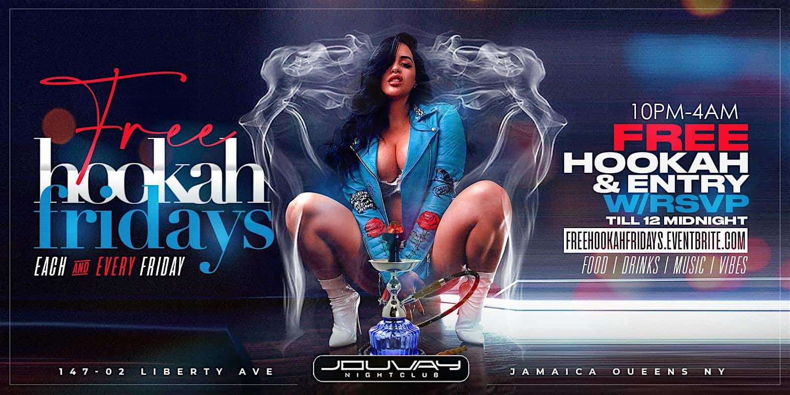 Free Hookah Fridays at Jouvay nightclub at Jouvay Night Club – Queens, NY