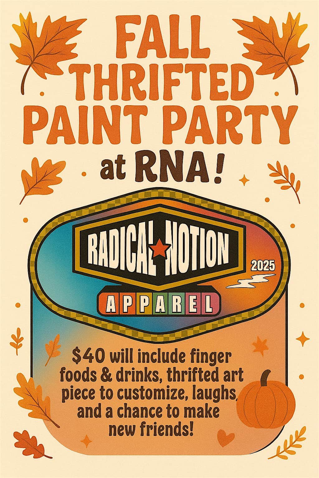 Fall Thrifted Paint Party at 605 Congress Pkwy N – Athens, TN
