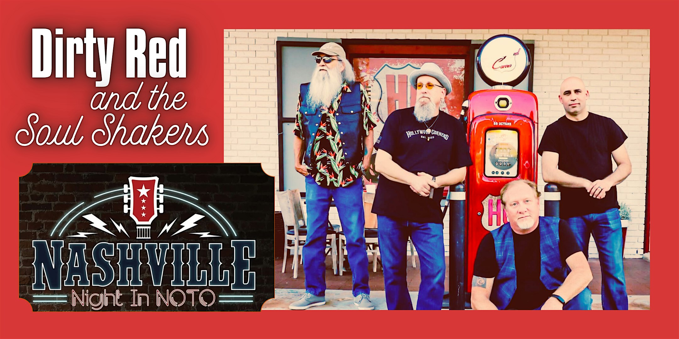 LIVE MUSIC – Dirty Red and the Soul Shakers are coming BACK!! at Compass Point home of Dirty Girl Adventures – Topeka, KS