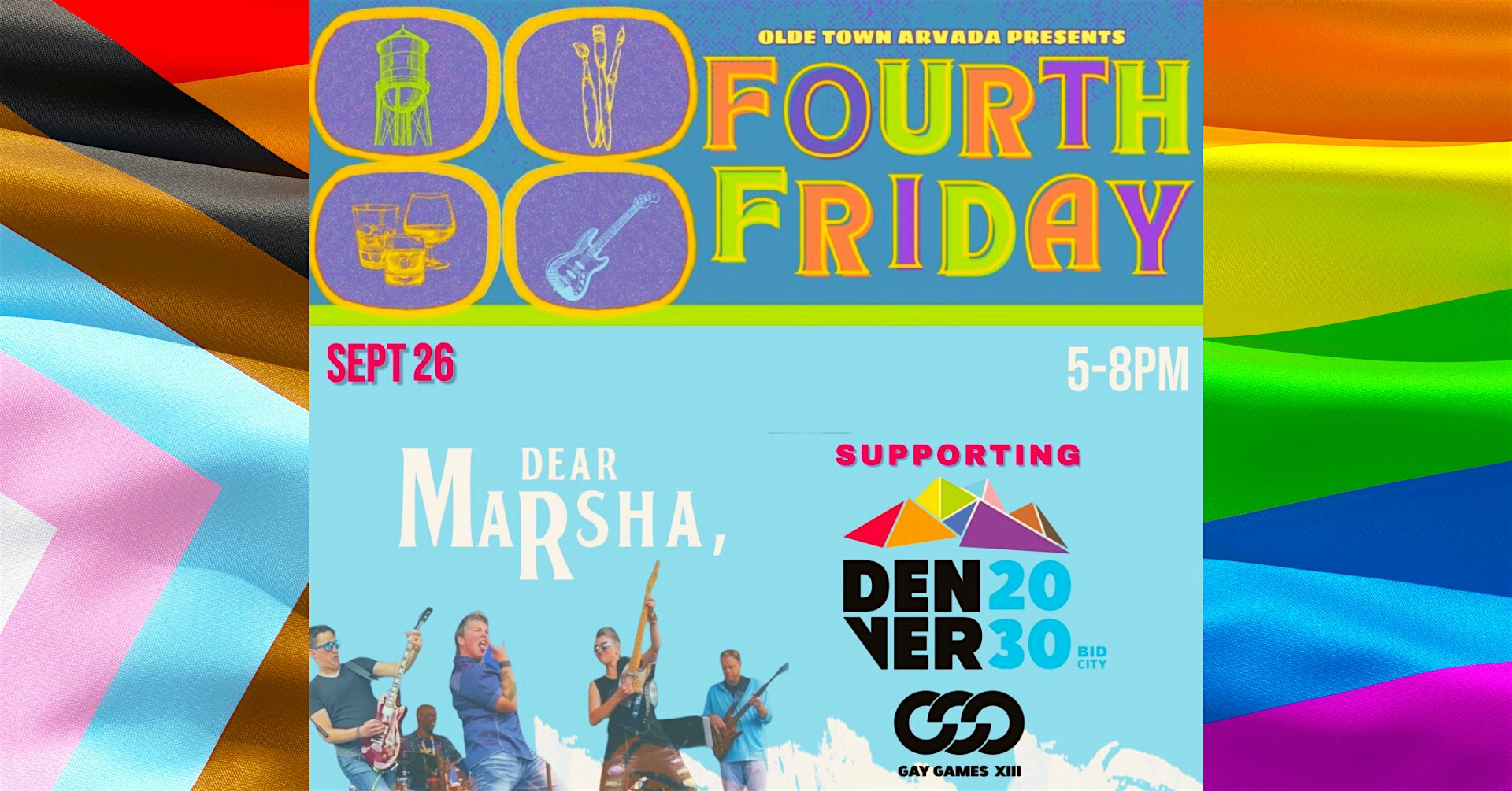 Fourth Friday – Olde Town Arvada – Supporting GGDEN2030 at 5726 Olde Wadsworth Blvd – Arvada, CO