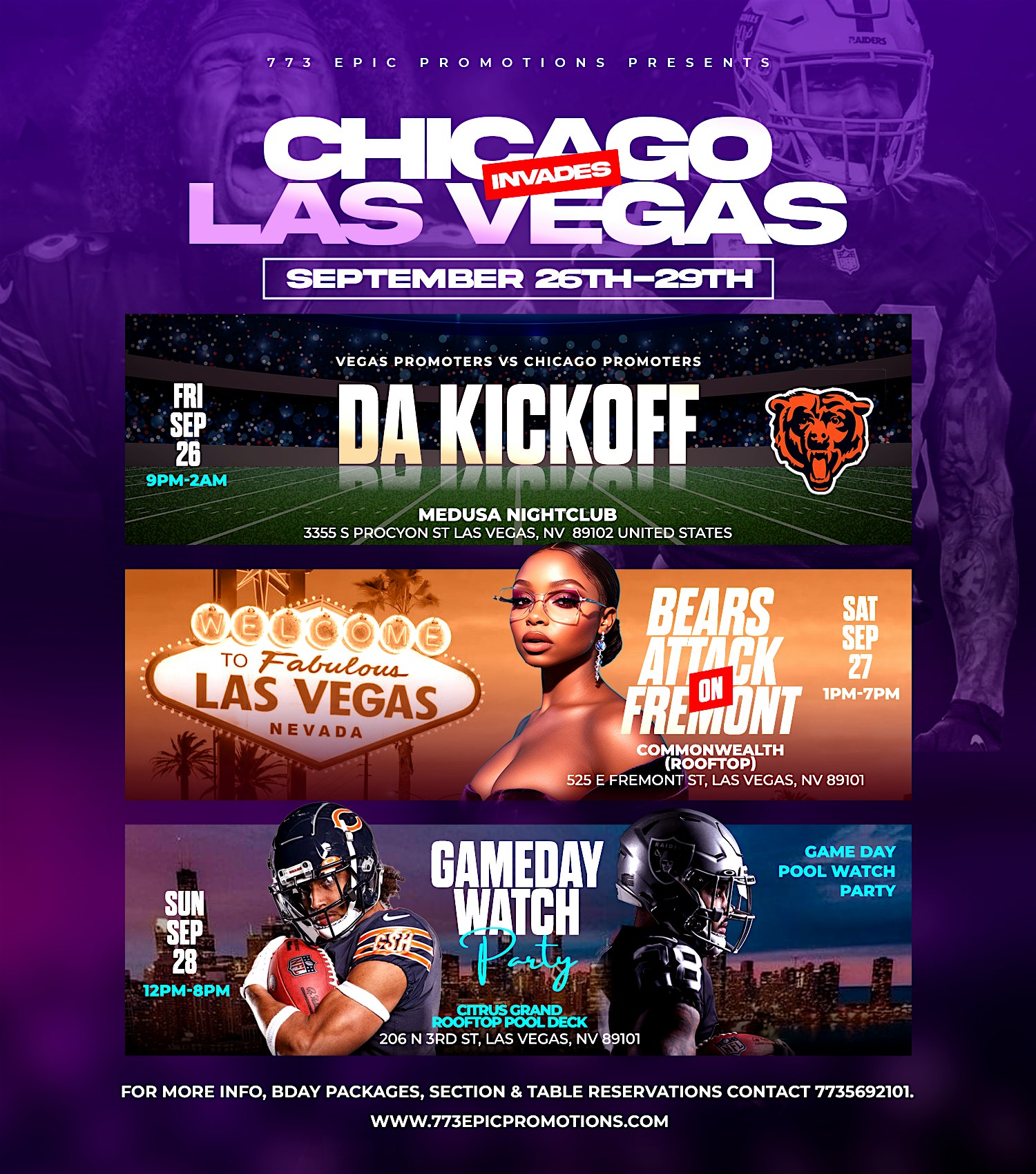Chicago Invades Las Vegas at Medusa Nightclub & Cabaret – Las Vegas, NV