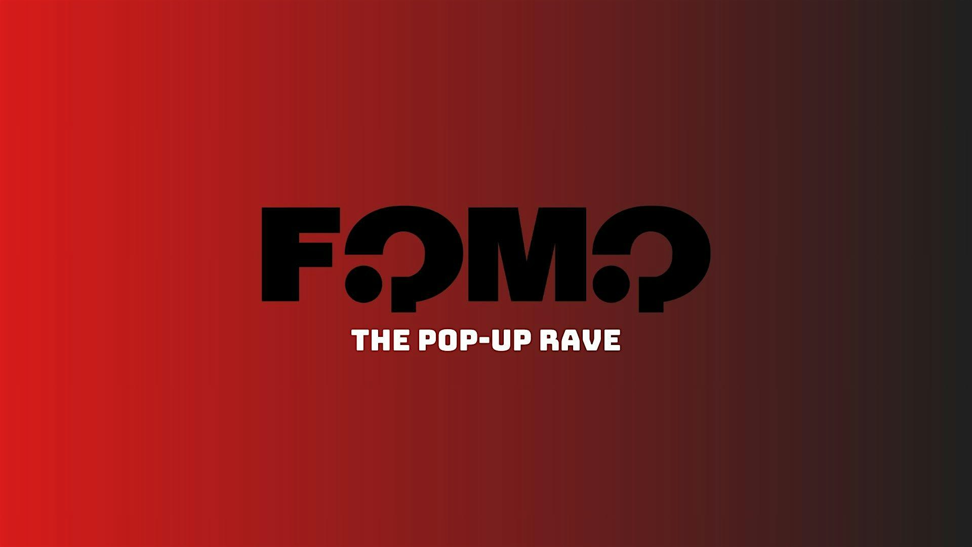 FOMO Pop.Up.Rave at Z Town – Asian Gastro Bar – Elk Grove, CA