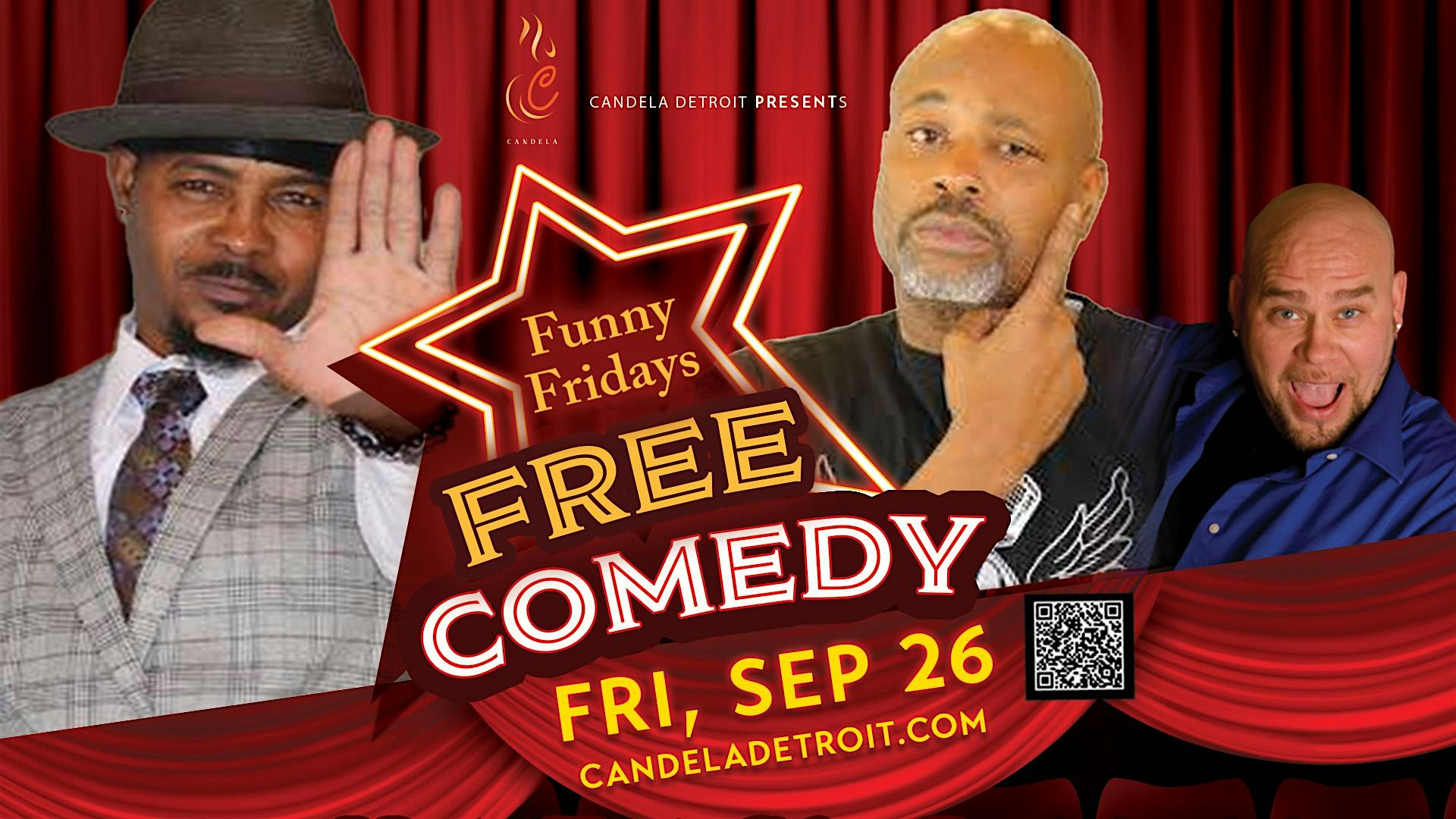Funny Fridays, Free Comedy Show featuring Martini Harris and Calvon Brown. at Candela Detroit, Vernor Highway, Detroit, MI, USA – Detroit, MI