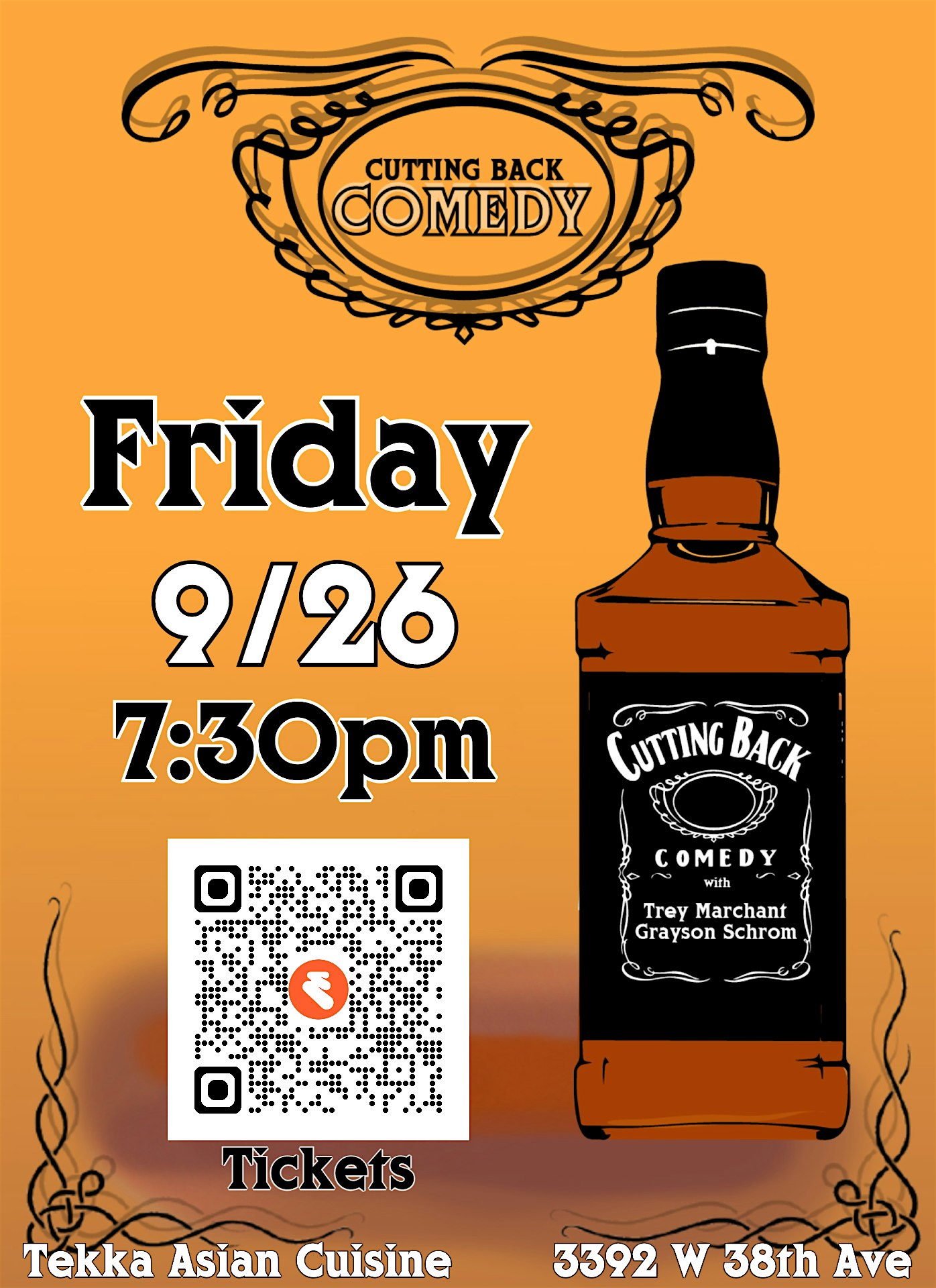 Free Comedy Show at Tekka Asian Cuisine – Denver, CO