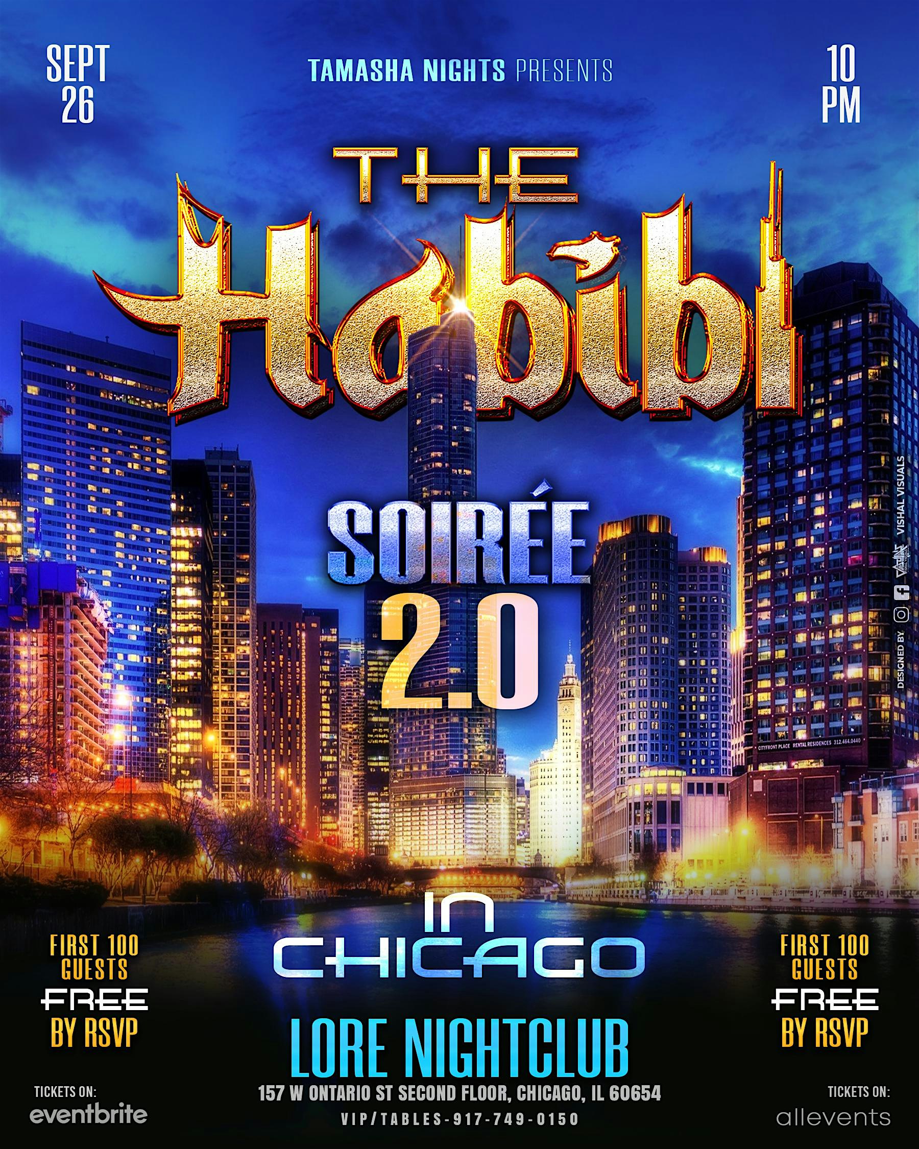 THE HABIBI SOIREE 2.0 OF CHICAGO @LORE NIGHTCLUB at Lore Chicago – Chicago, IL