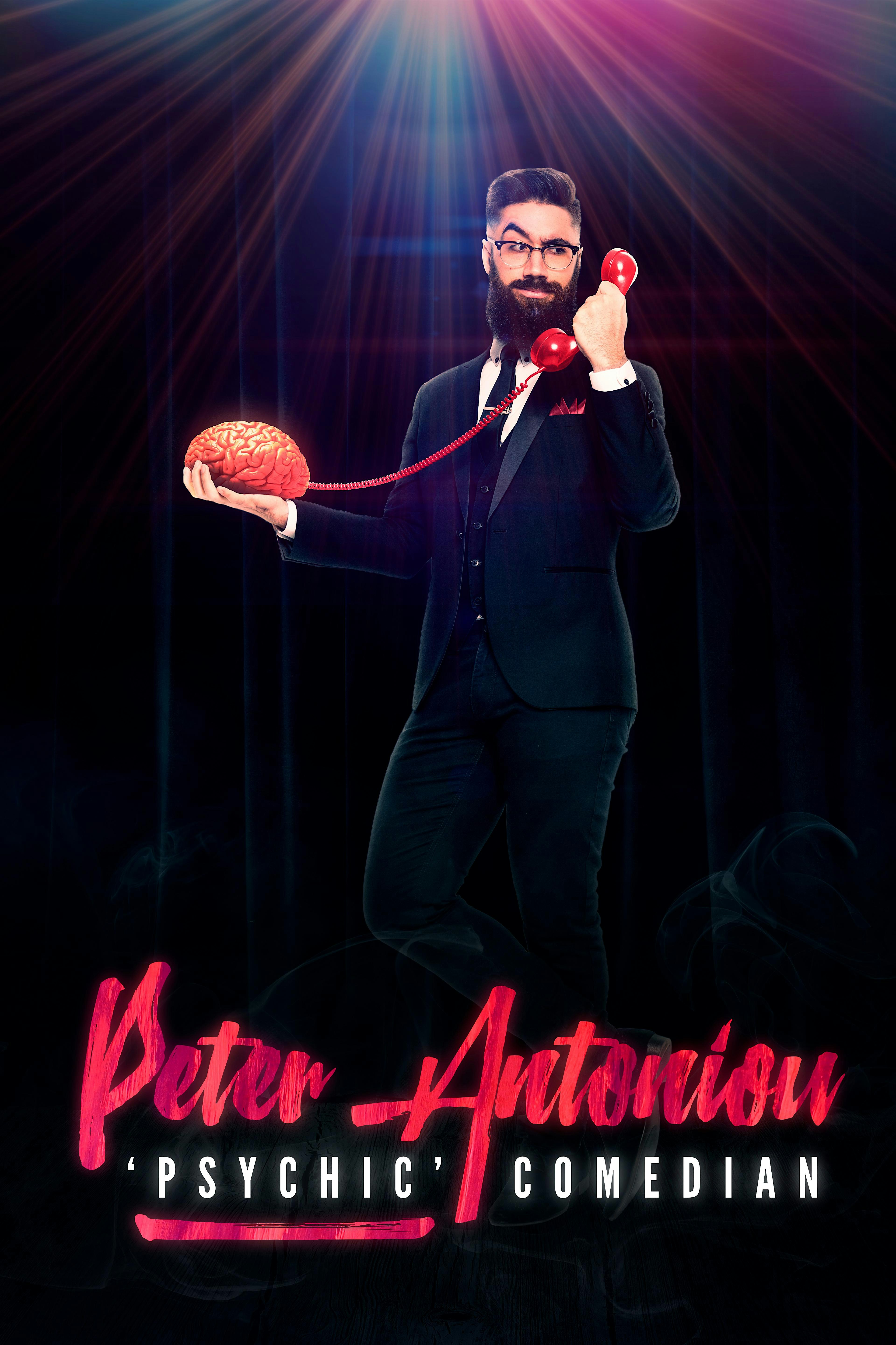 ‘Psychic’ Comedian Peter Antoniou – Saturday 8:45PM – SPECIAL EVENT~ at The Harrisburg Comedy Zone – New Cumberland, PA