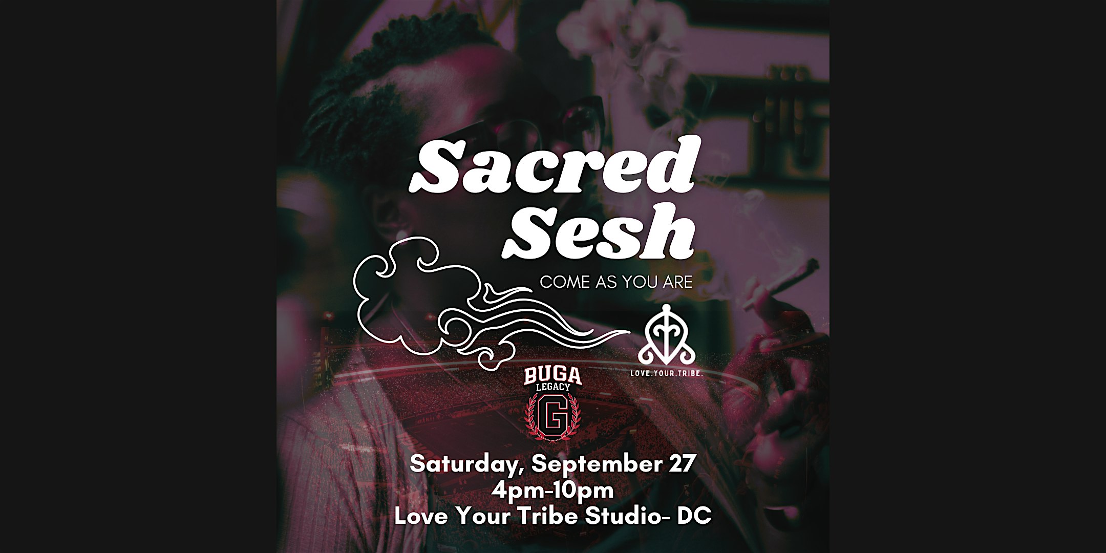 Sacred Sesh DC: CBC Week Kickback + UGA vs Alabama Game Watch Party at Love Your Tribe Studio – Washington, DC