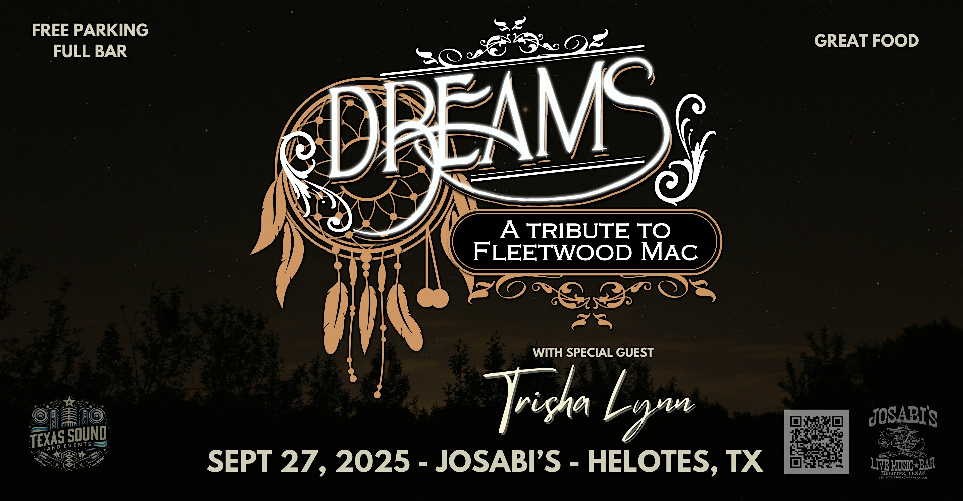 Dreams – A Tribute to Fleetwood Mac (Trisha Lynn Opening) at Josabi’s – Helotes, TX