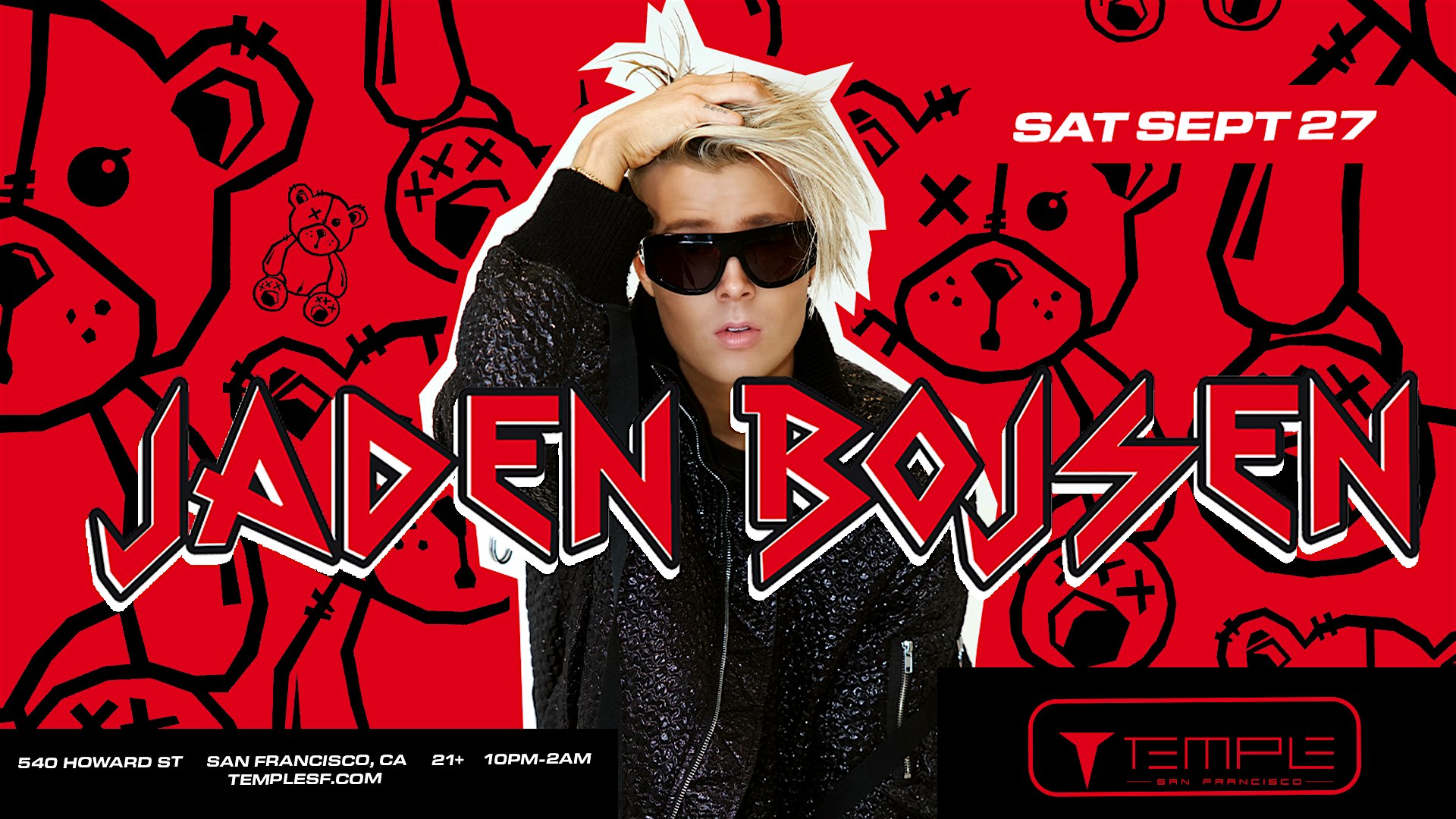Jaden Bojsen at Temple Nightclub – San Francisco, CA