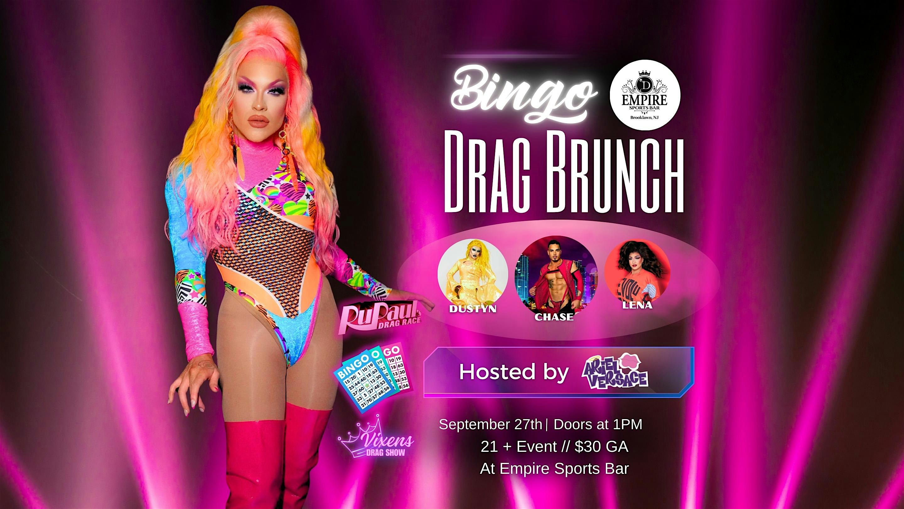 Bingo Drag Brunch at Empire Sports Bar at EMPIRE SPORTS BAR – Brooklawn, NJ