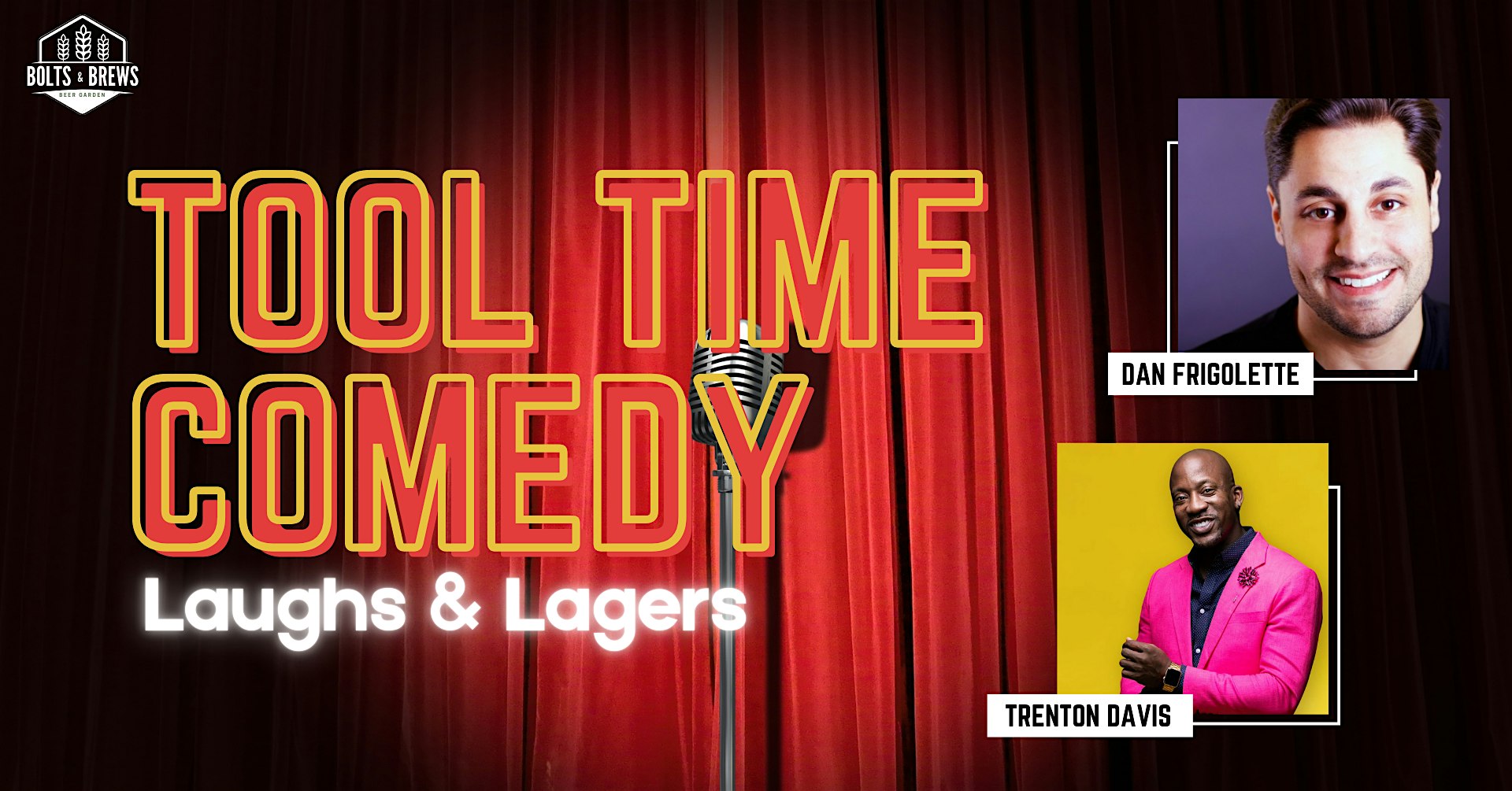 Tool Time Comedy: Laughs & Lagers at Bolts and Brews Beer Garden inside Wood’s Ace Hardware & Mercantile – Summerville, SC