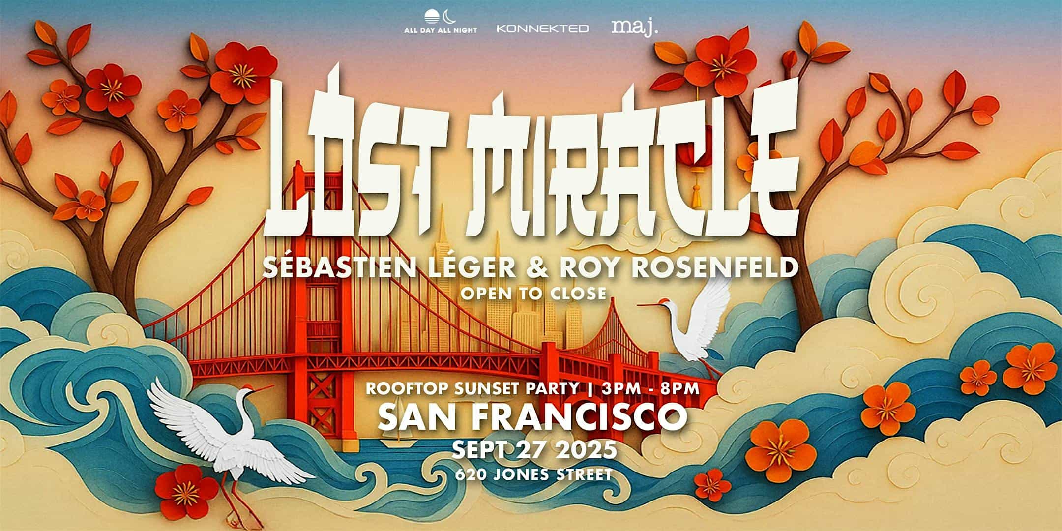 LOST MIRACLE at 620 Jones Rooftop at 620 Jones St – San Francisco, CA