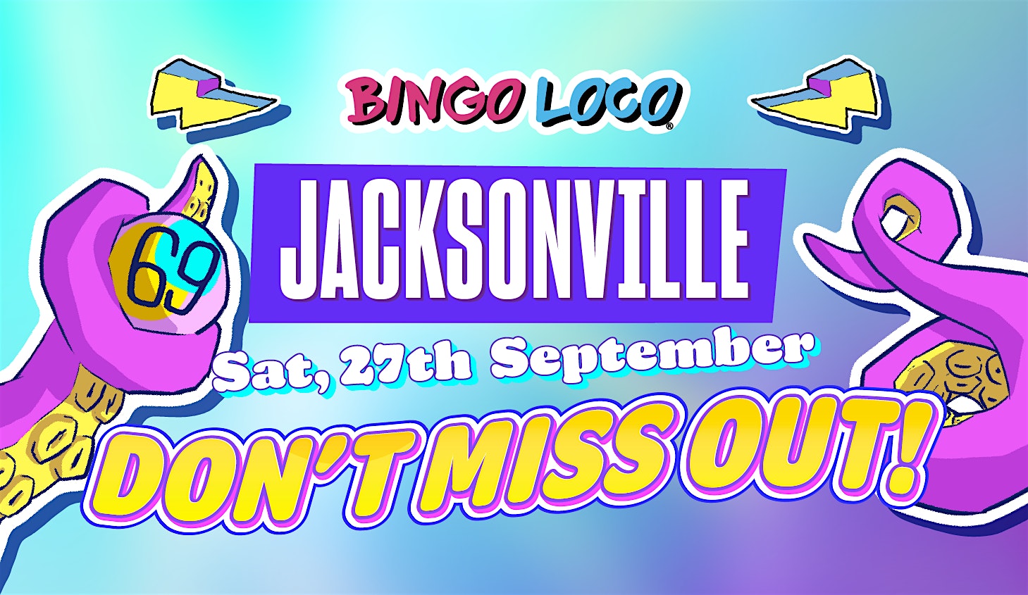 BINGO LOCO at Decca Live | Sat 09.27.25 ( LATE SHOW) at Decca Live – Jacksonville, FL