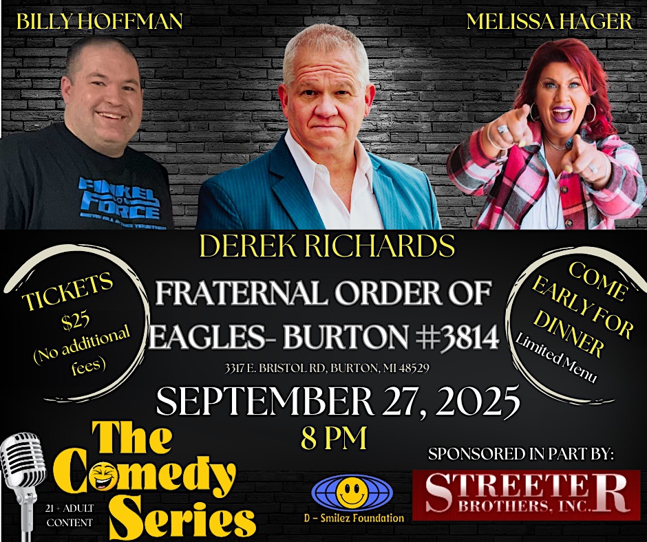 Comedy – Burton Eagles Post 3814- Burton at Burton Eagles #3814 – Burton, MI