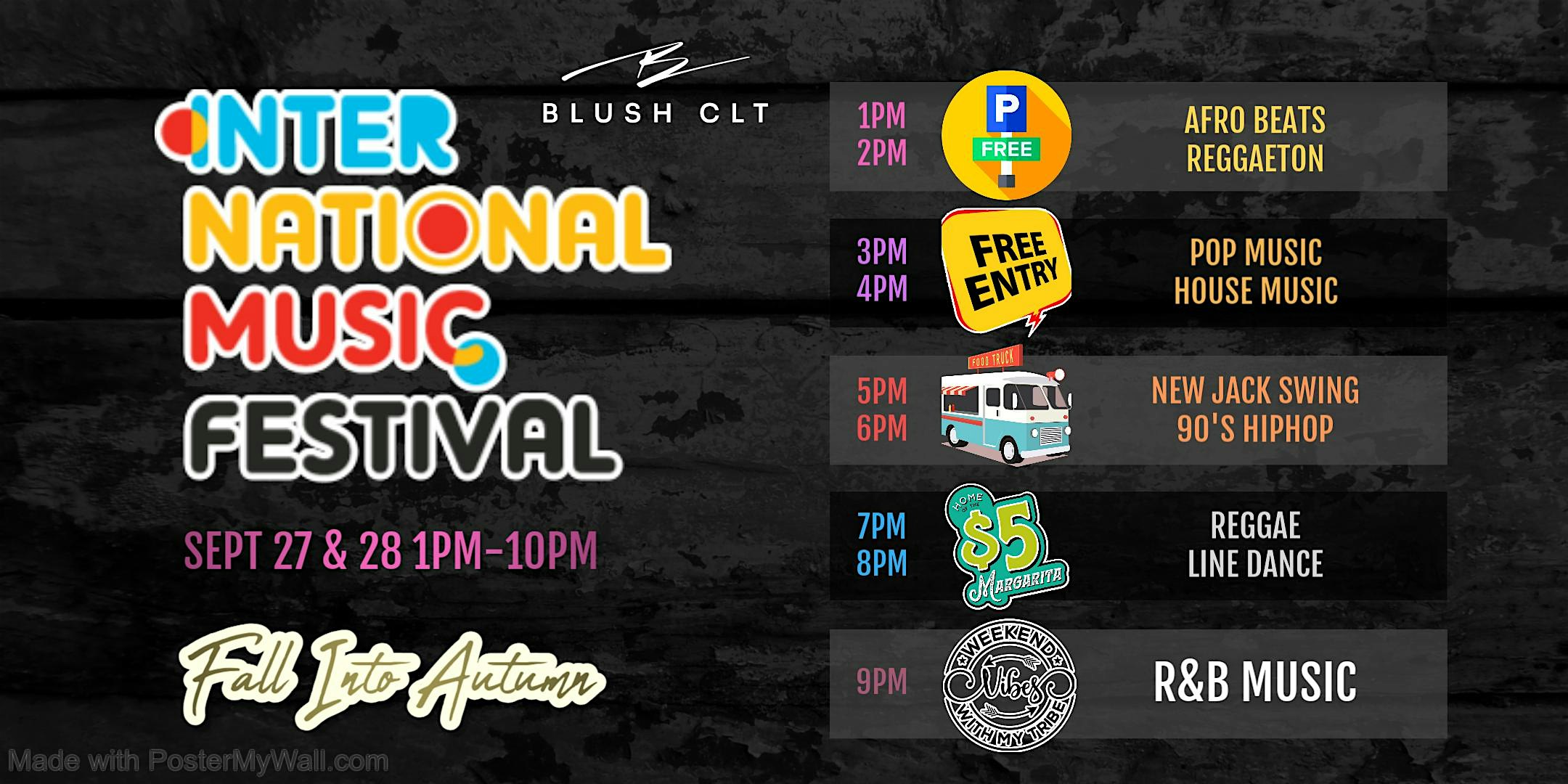 Queen City International Music Festival at Blush CLT – Charlotte, NC