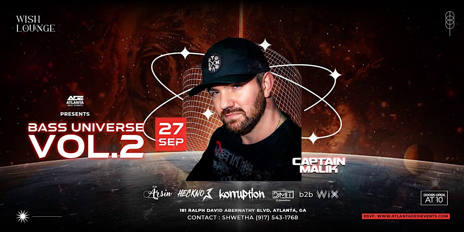 BASS UNIVERSE VOL.2 at Believe Music Hall – Atlanta, GA