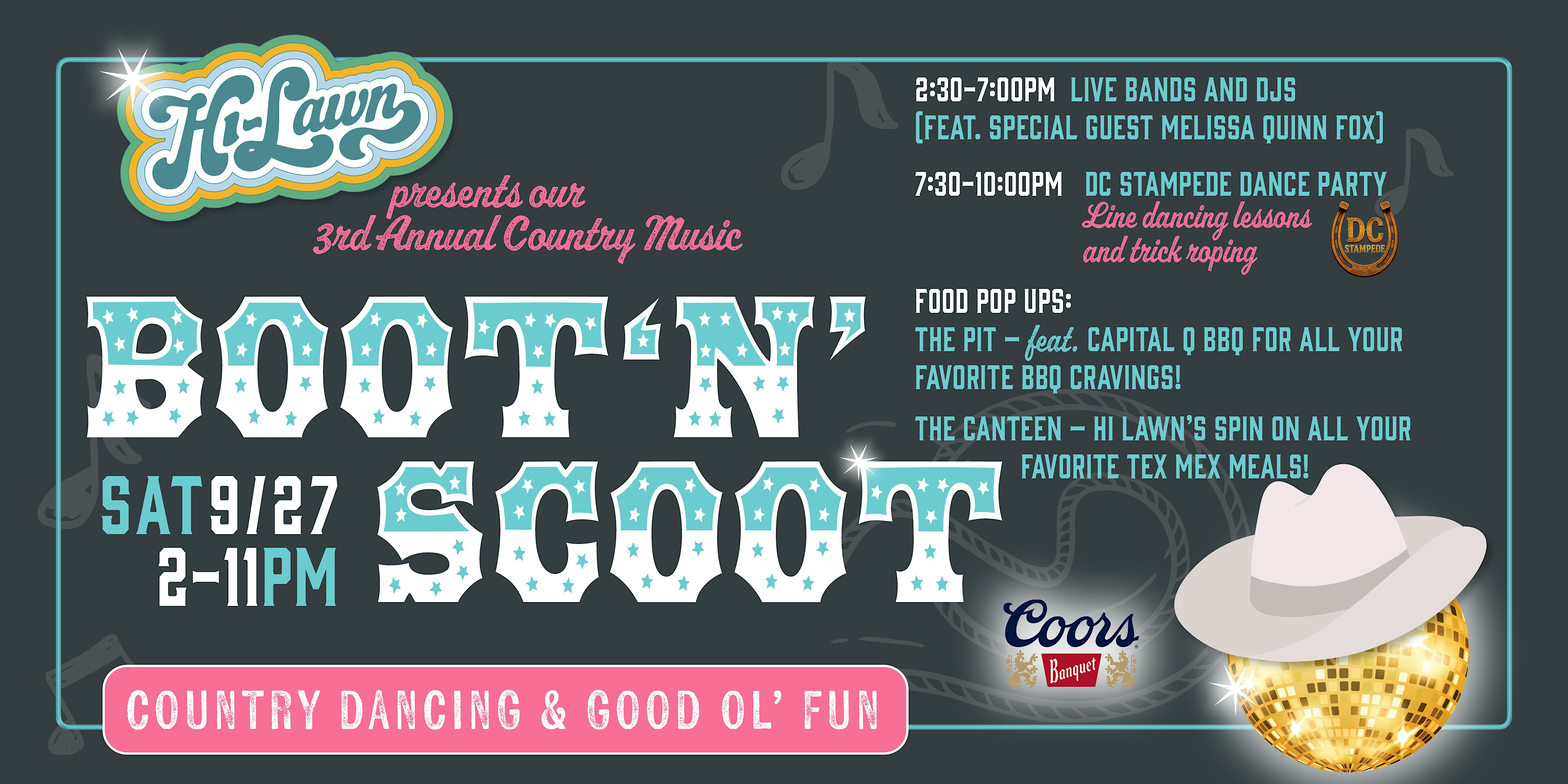 Boot ‘N’ Scoot Country Music Festival at Hi-Lawn – Washington, DC