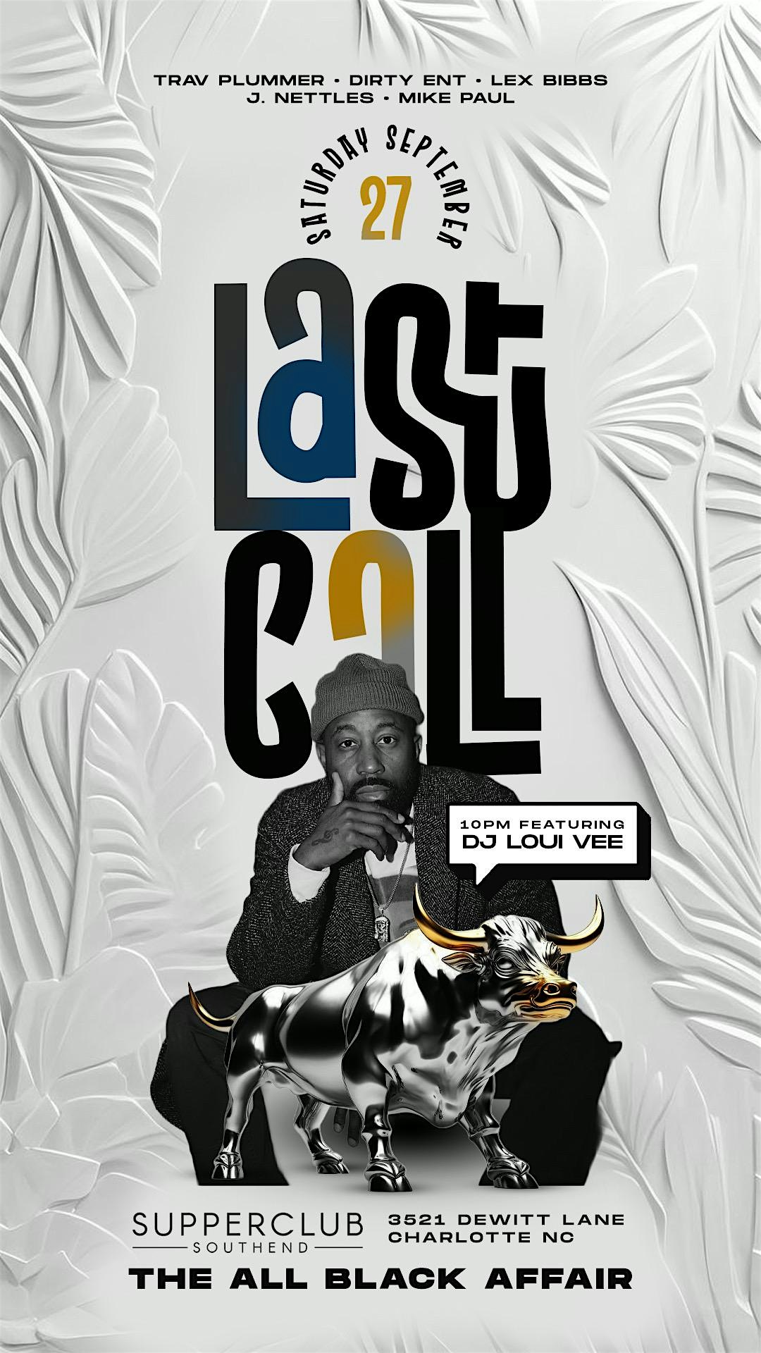 Last Call: JCSU Homecoming All Black Affair at SupperClub SouthEnd – Charlotte, NC
