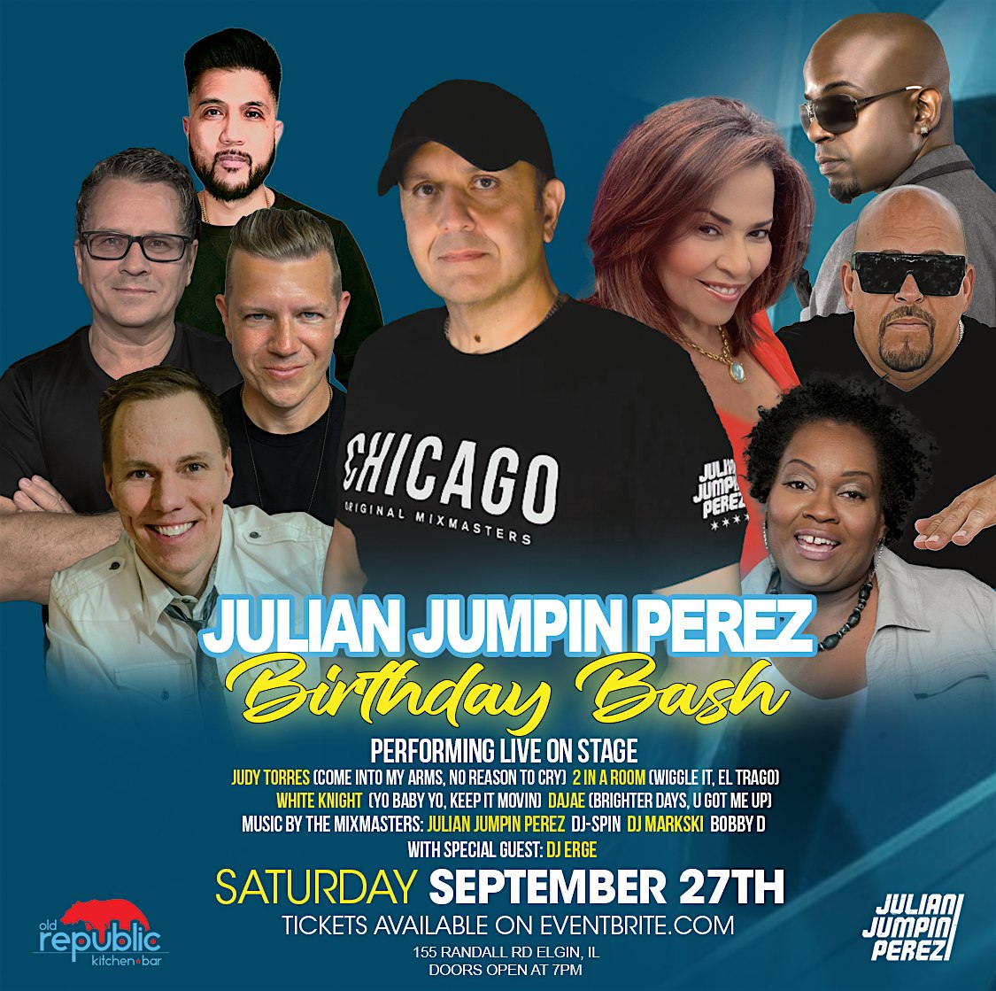 Julian’s Birthday Bash at Old Republic Kitchen + Bar – Elgin, IL