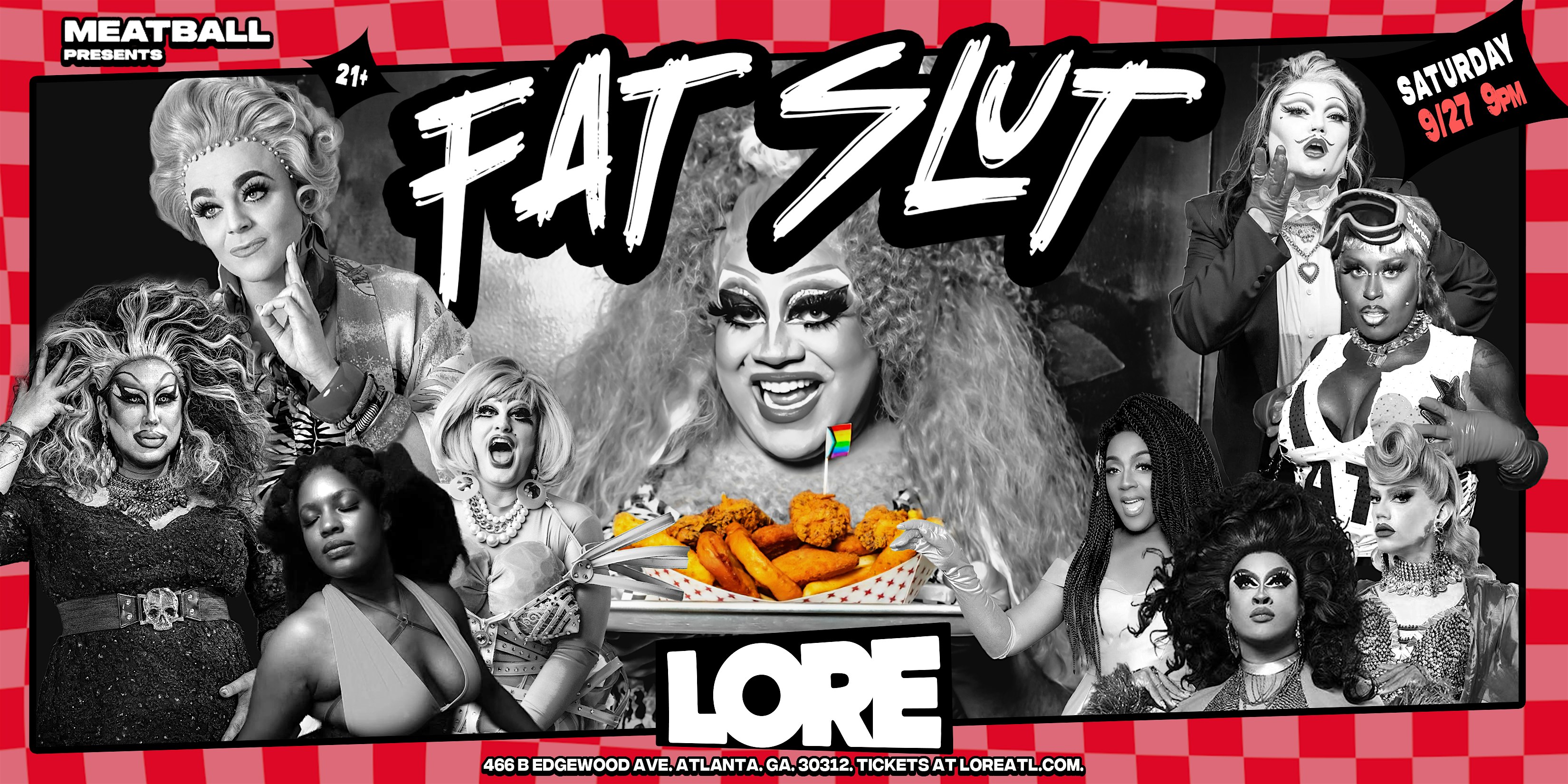 Fat Slut (ATL) with Meatball and Tammie Brown at Lore – Atlanta, GA