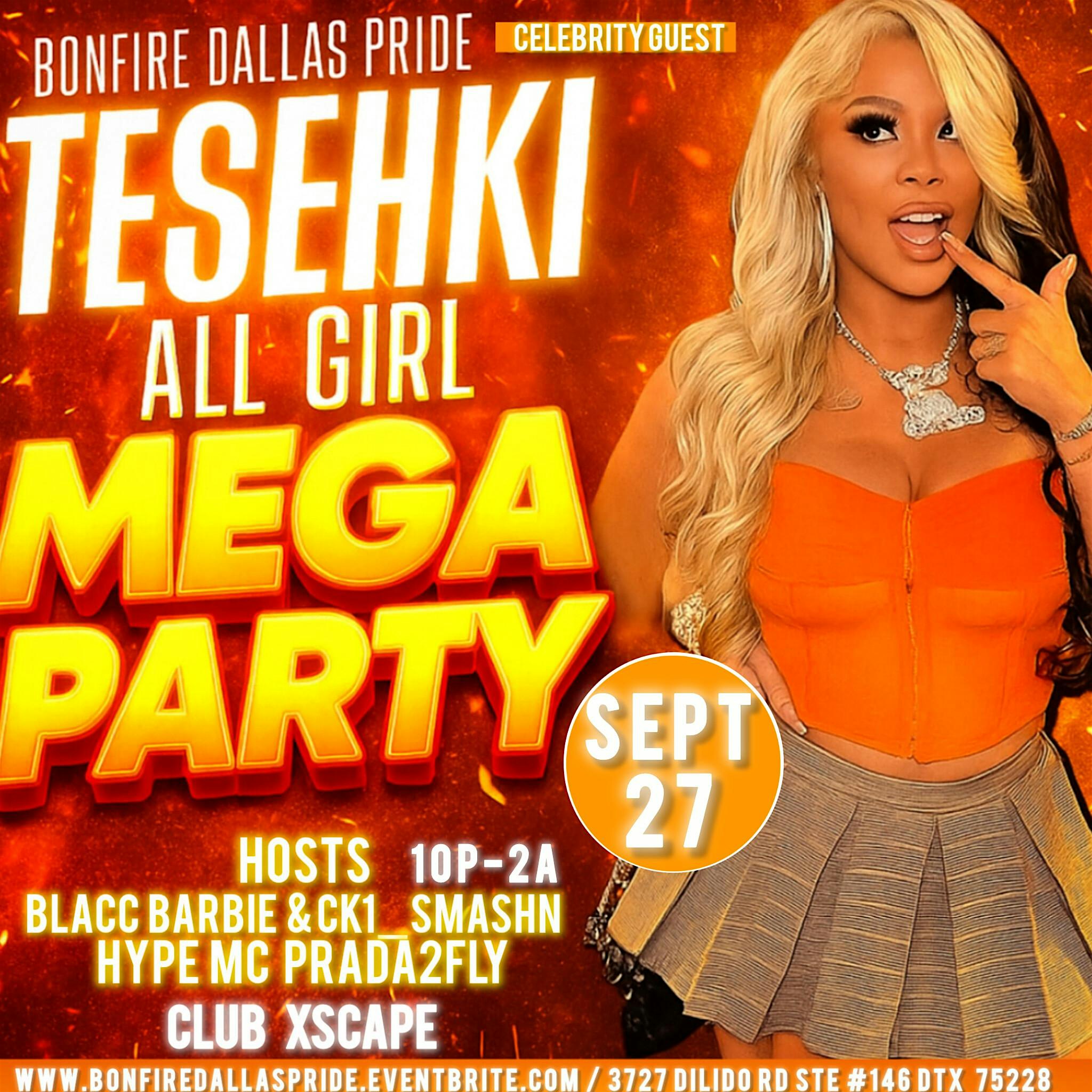 TESEHKI/ MEGA PARTY at 3727 Dilido Rd – Dallas, TX